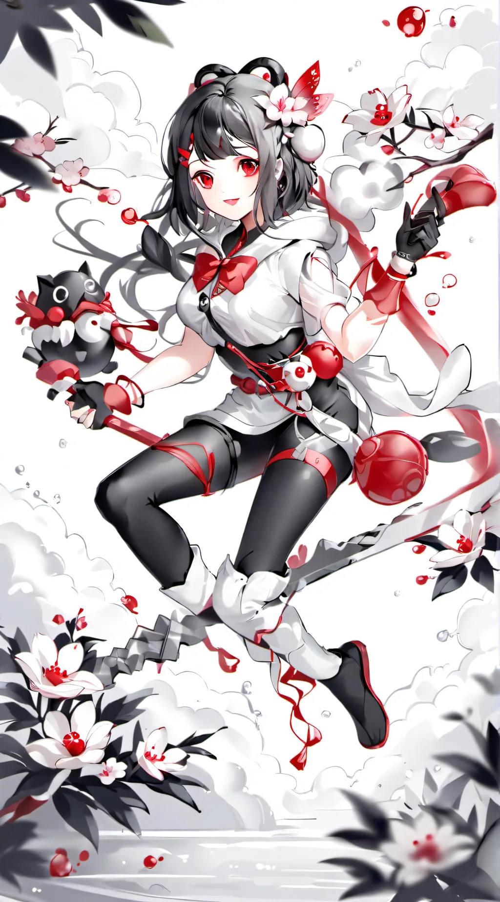 ai character: niña buena background