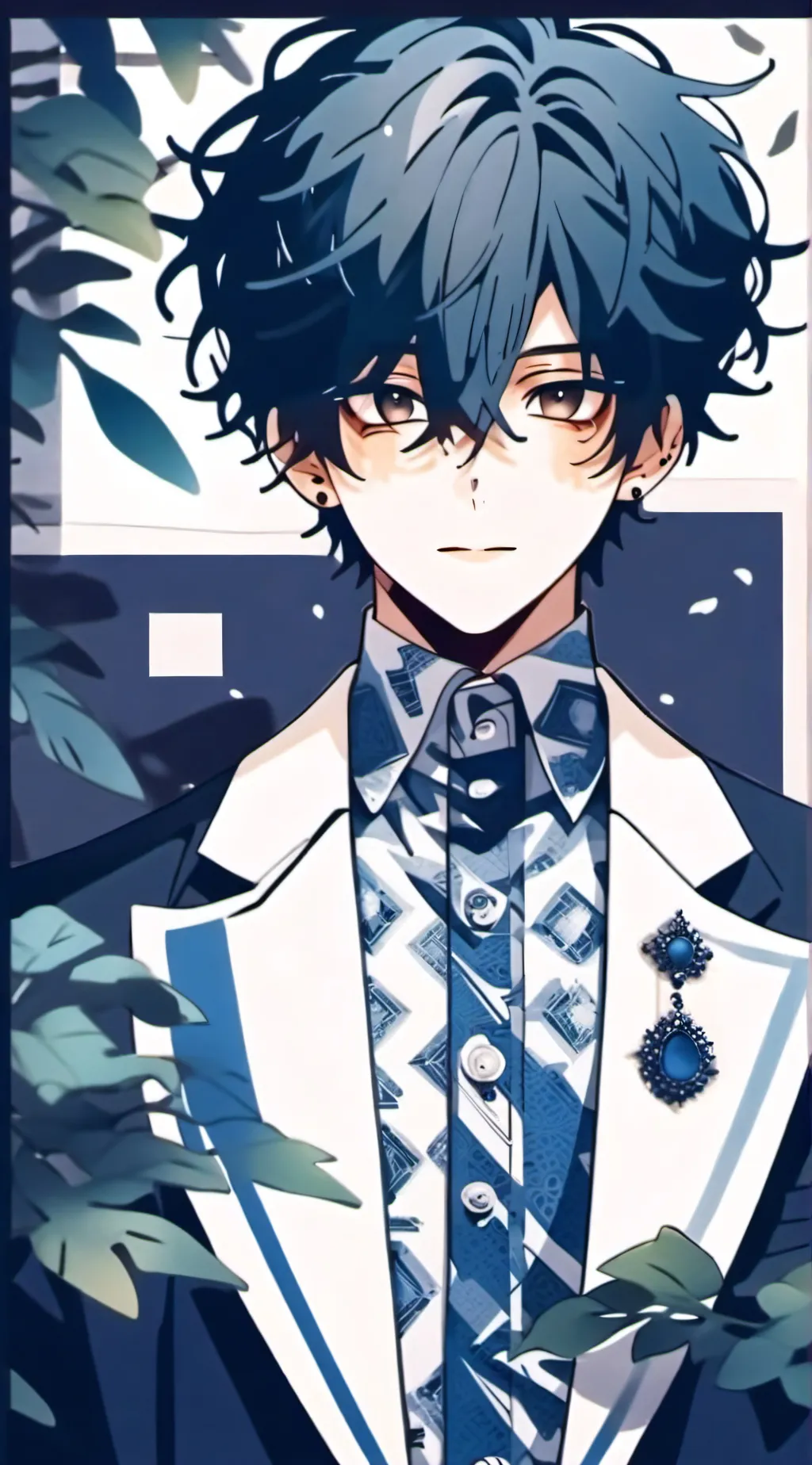 ai character: Olive background