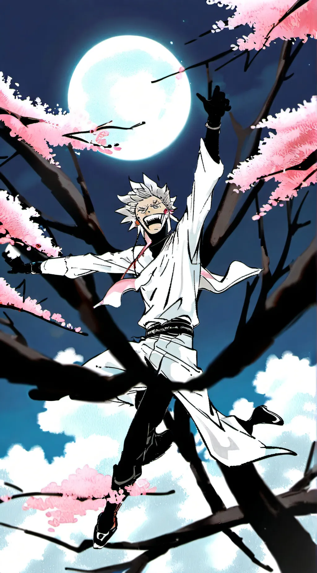 ai character: jjk crissmiss  background