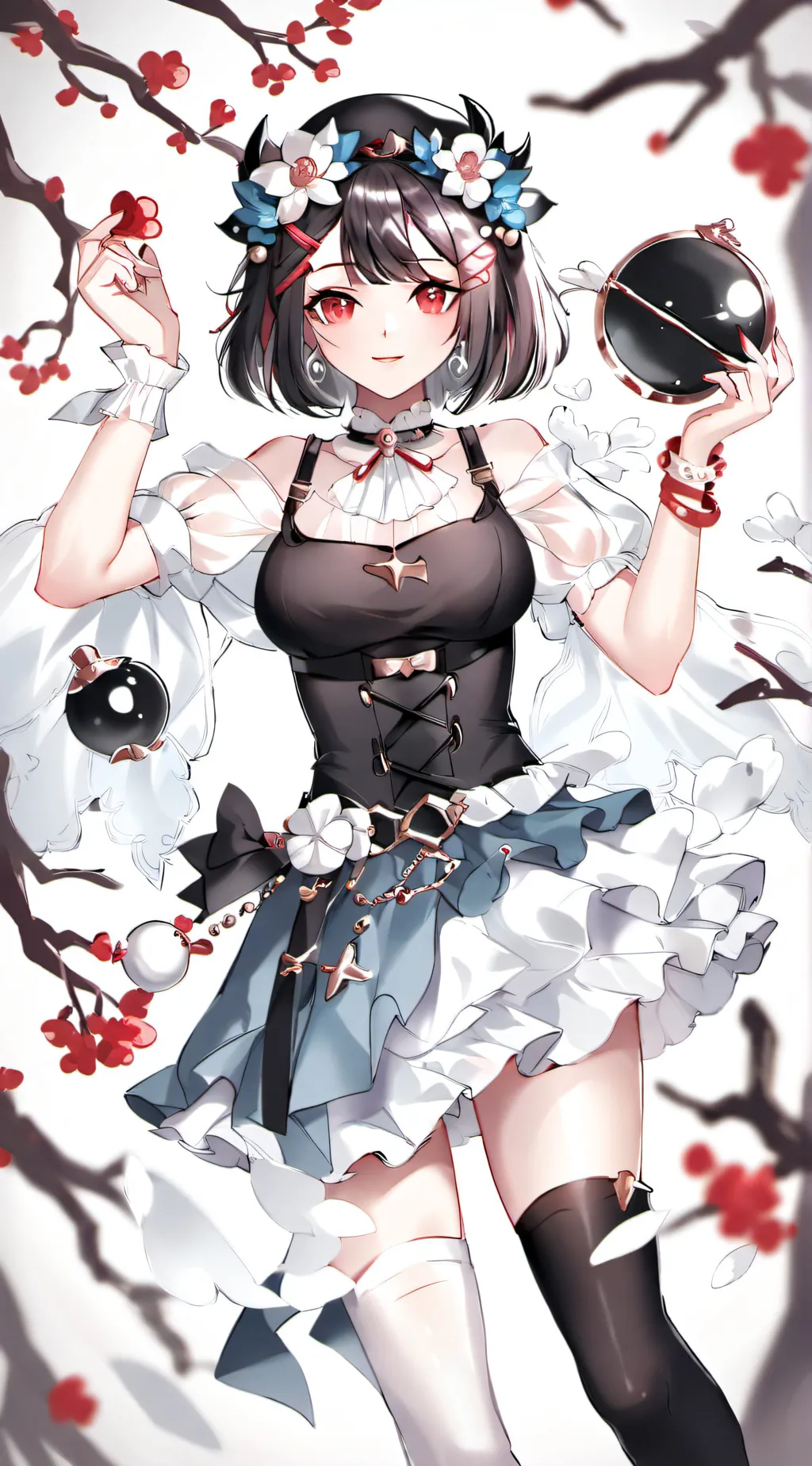 ai character: kny yor death?!?!? background