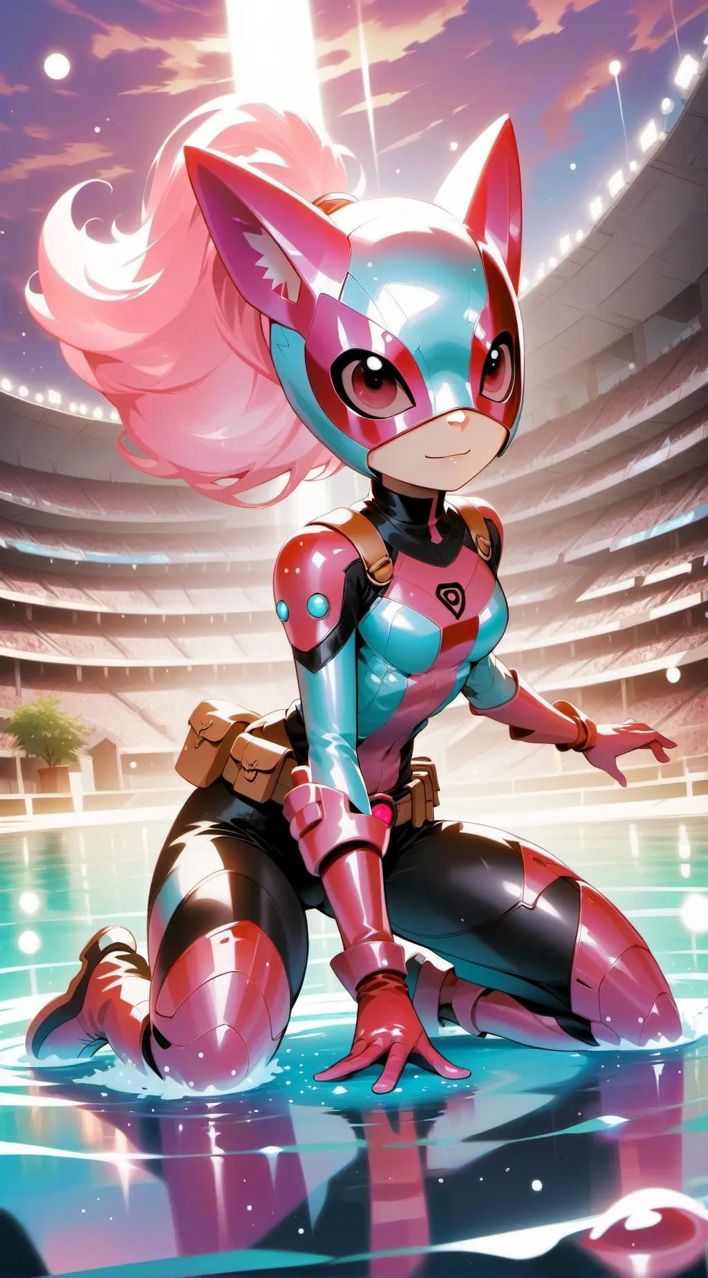 ai character: gwenpool  2.0 background
