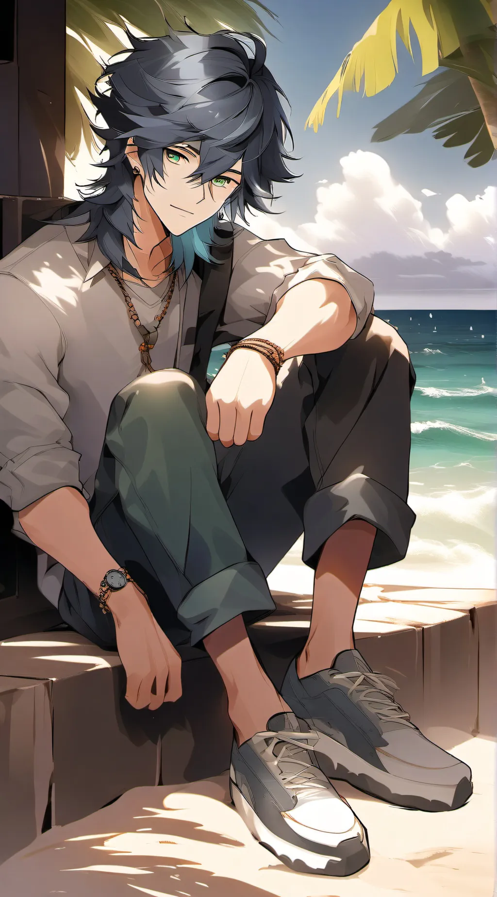 ai character: Raine T. Charivia background