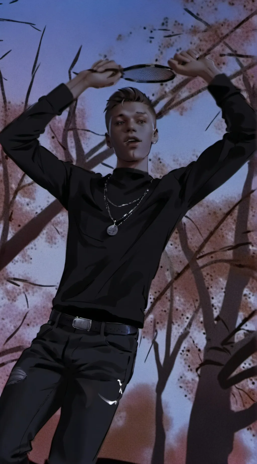 ai character: Andrew marks background