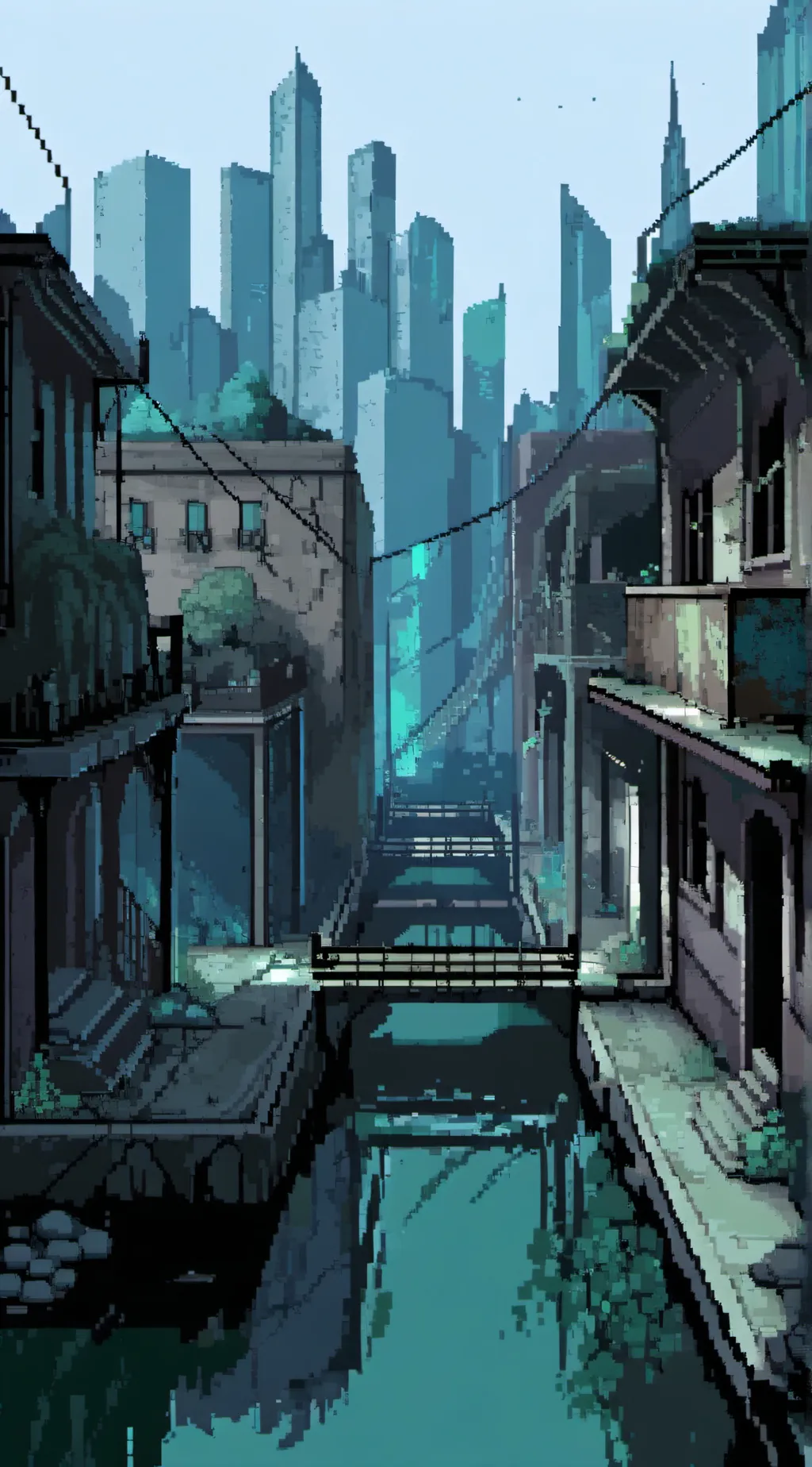 ai character: quiet place background