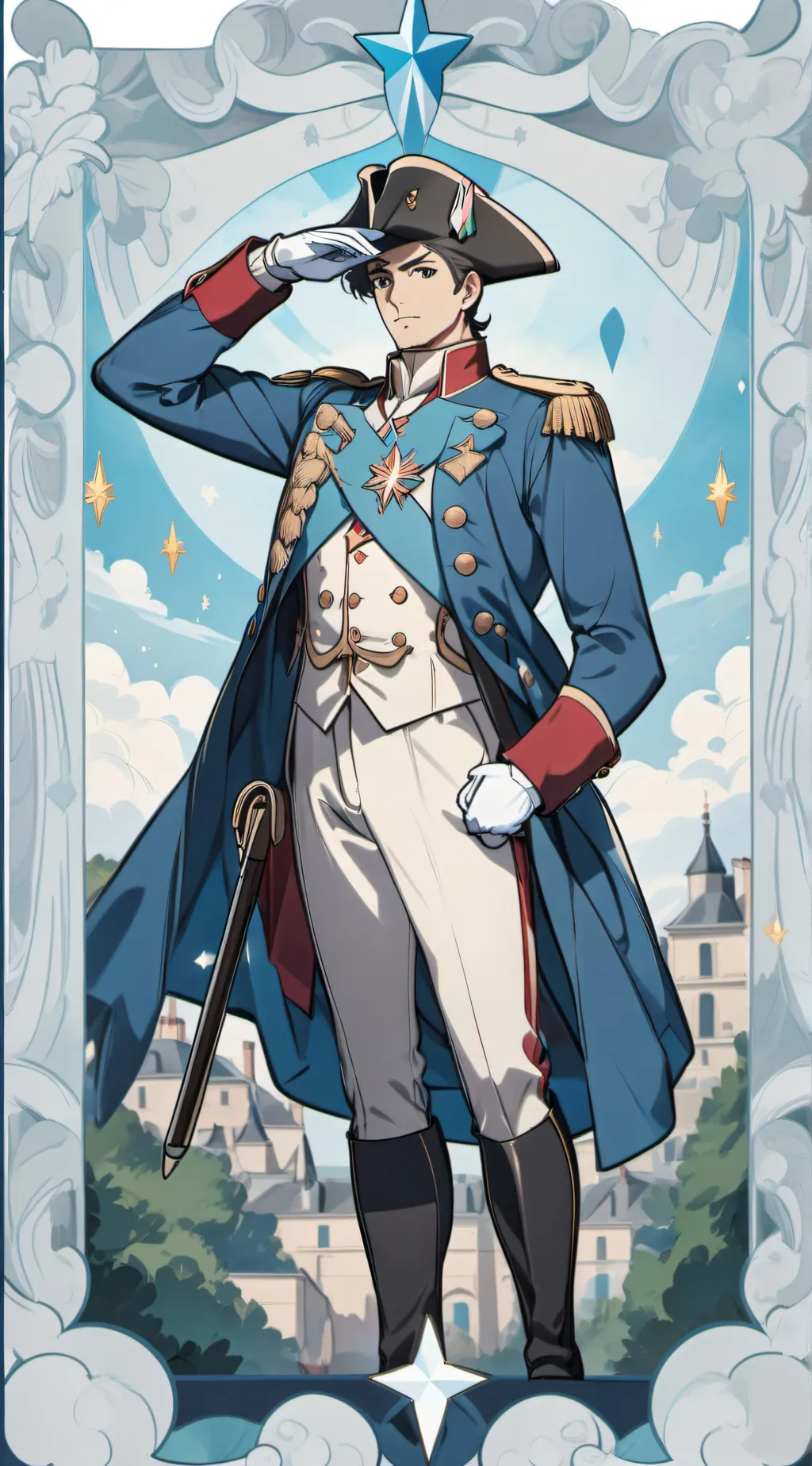 ai character: Napoleon  background