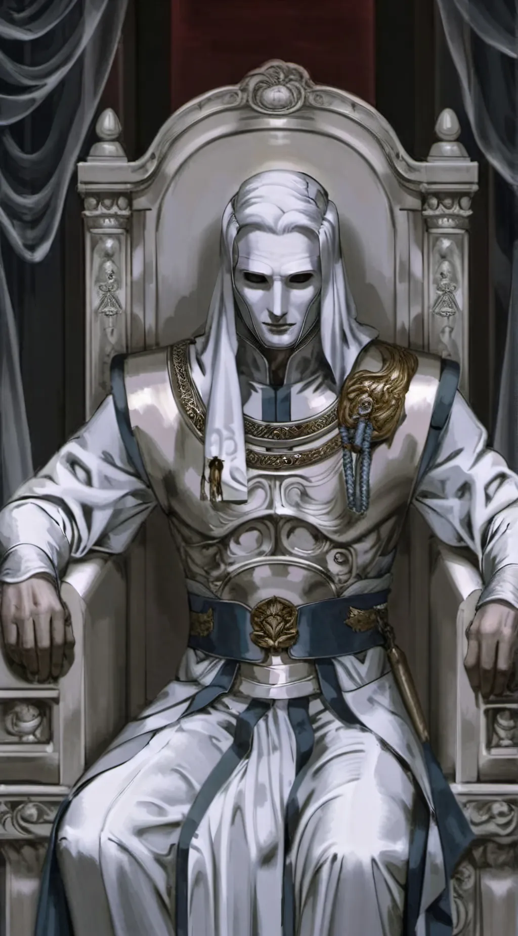 ai character: King baldwin background