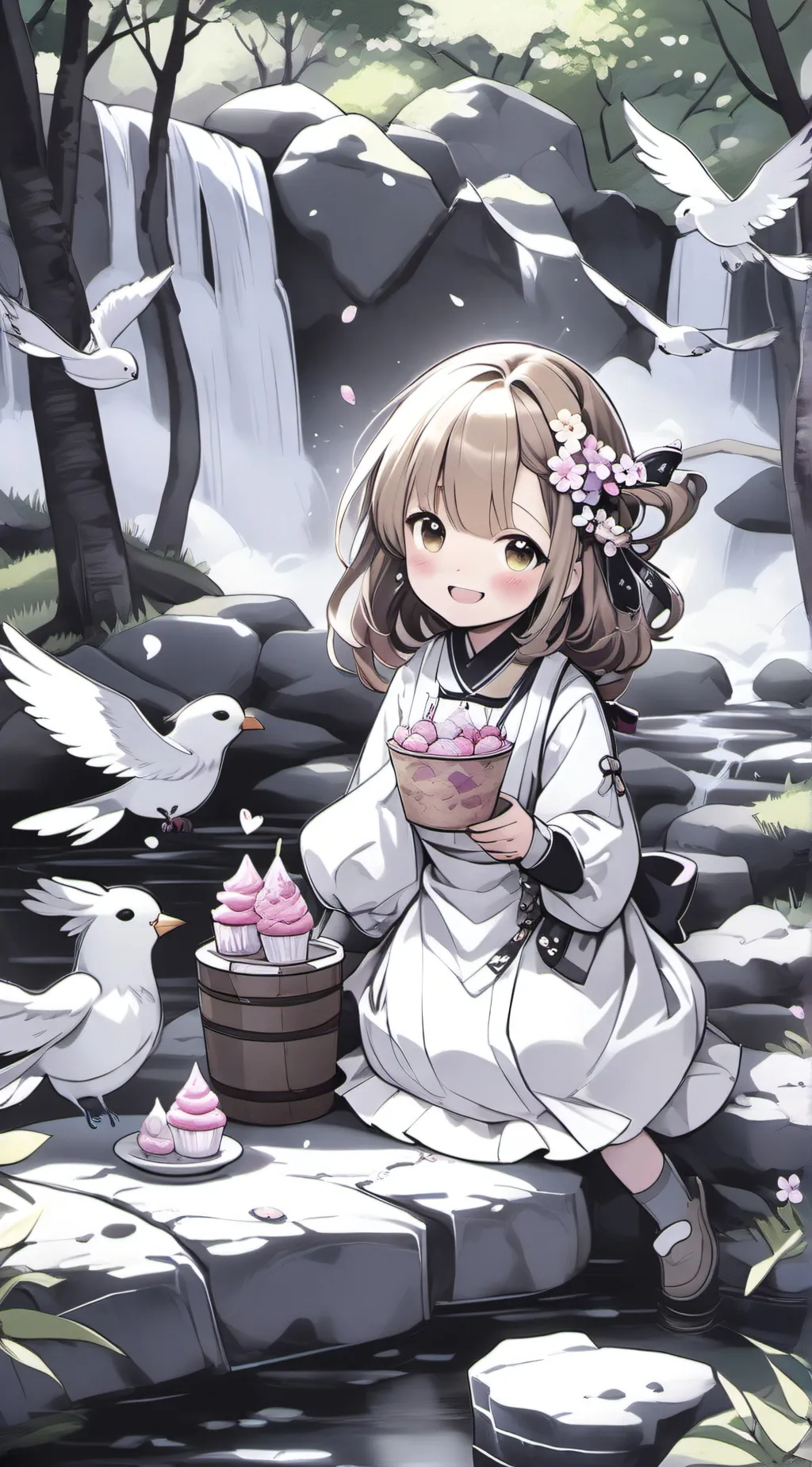 ai character: Lilly background