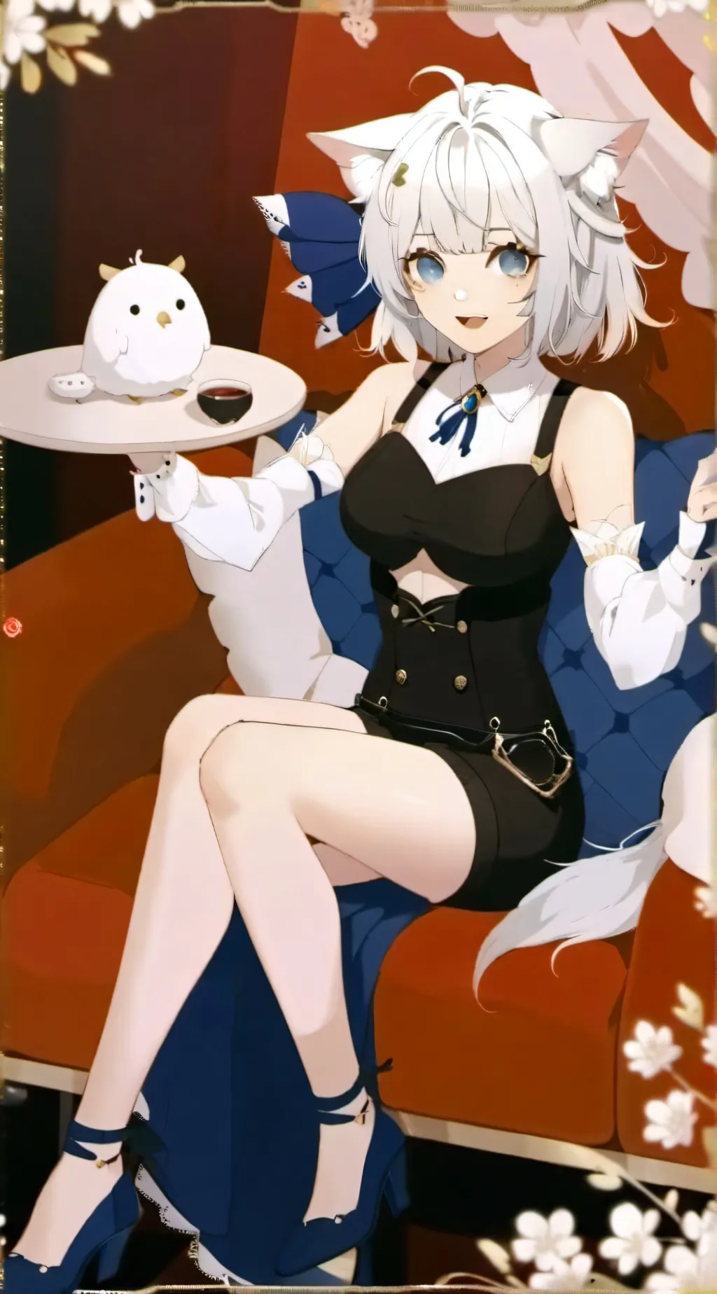 ai character: Luna background