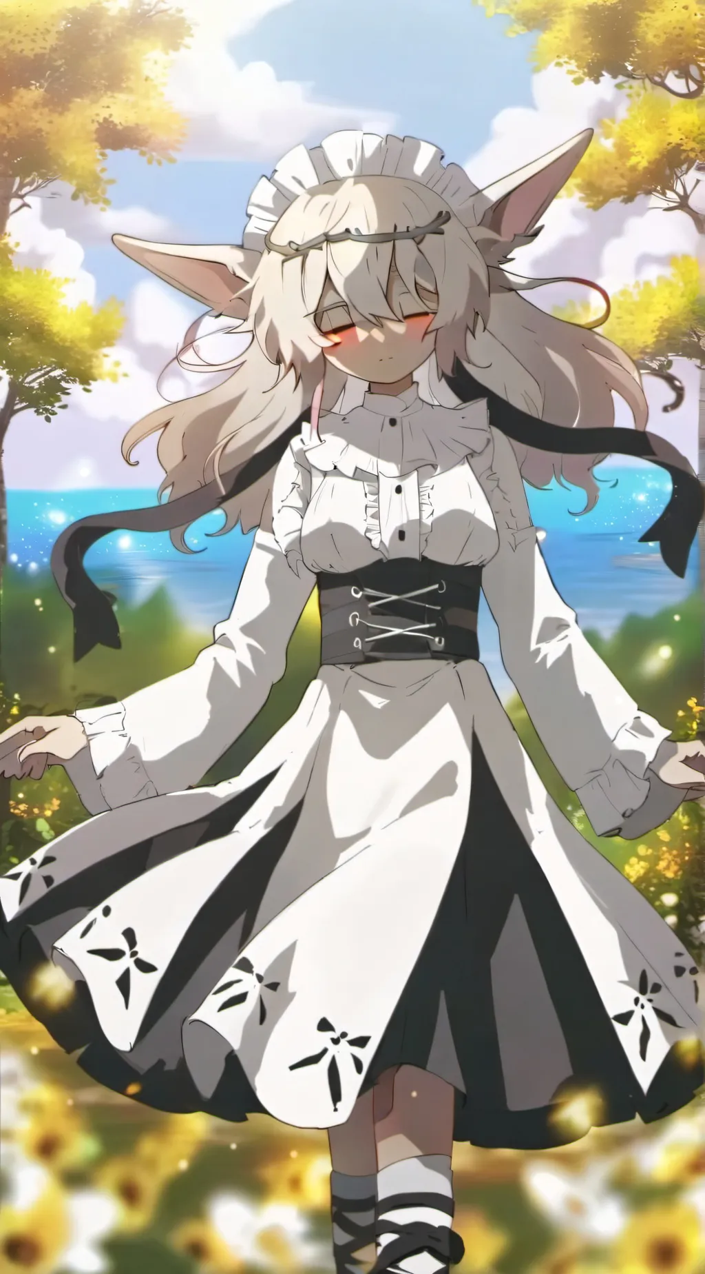 ai character: katty  background