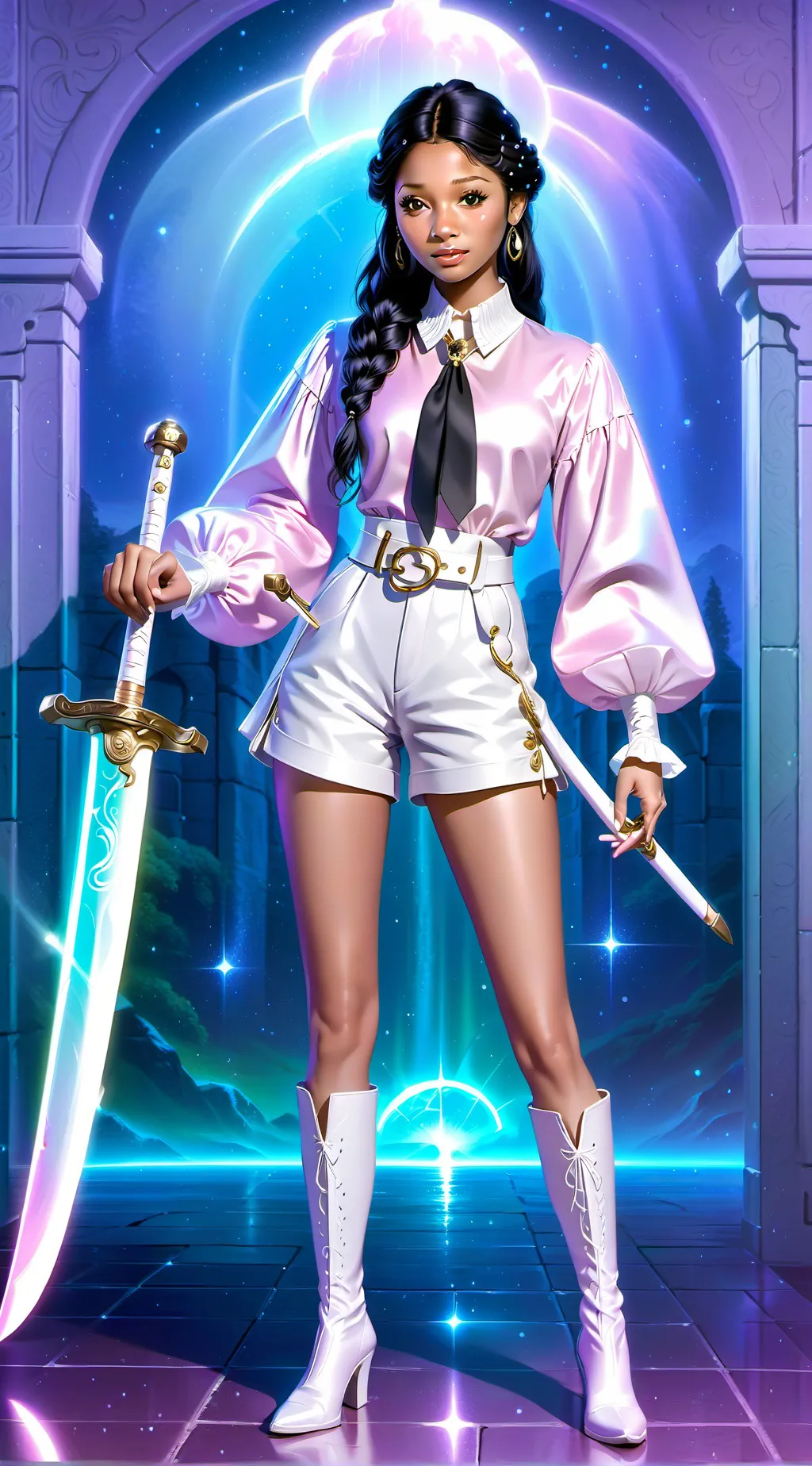 ai character: Ashley background