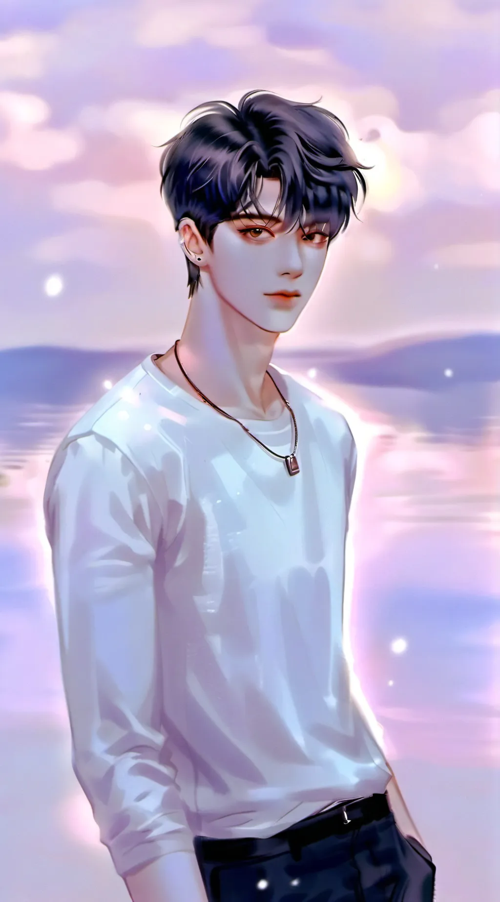 ai character: Mafias gf background