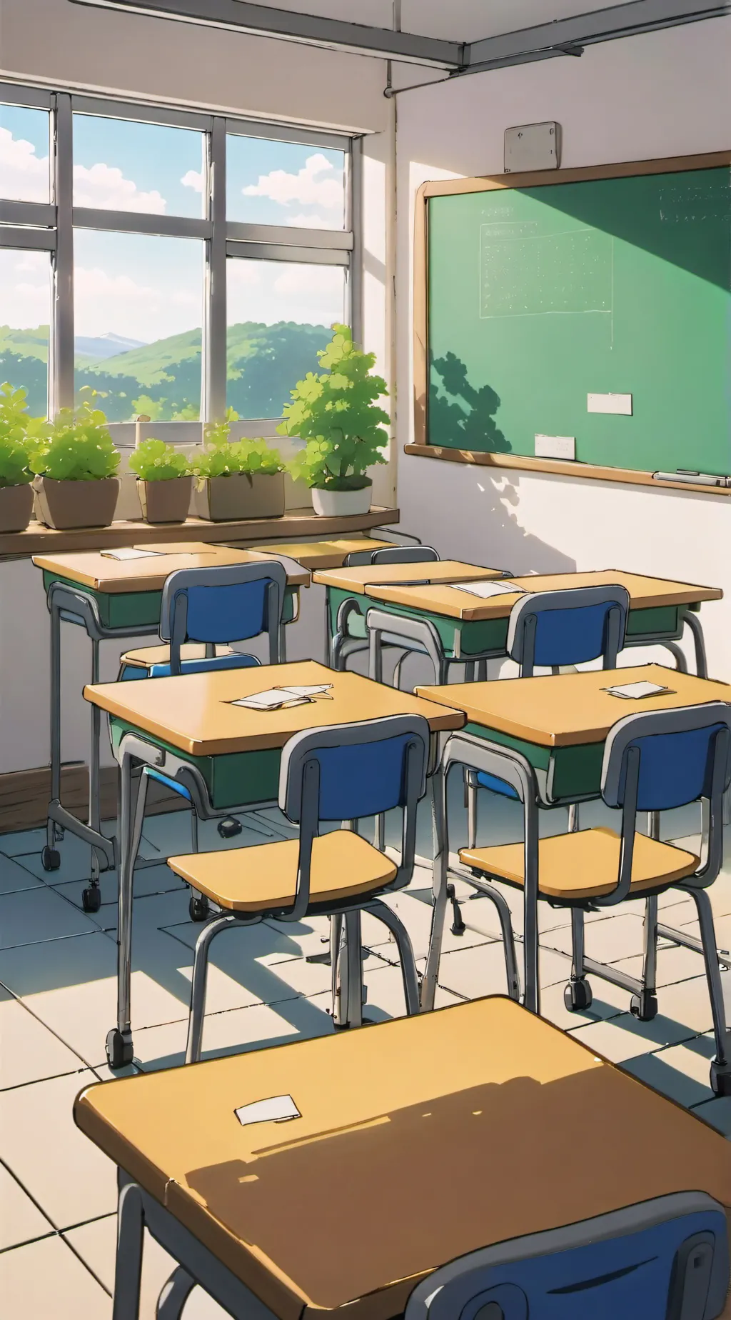 ai character: High school background