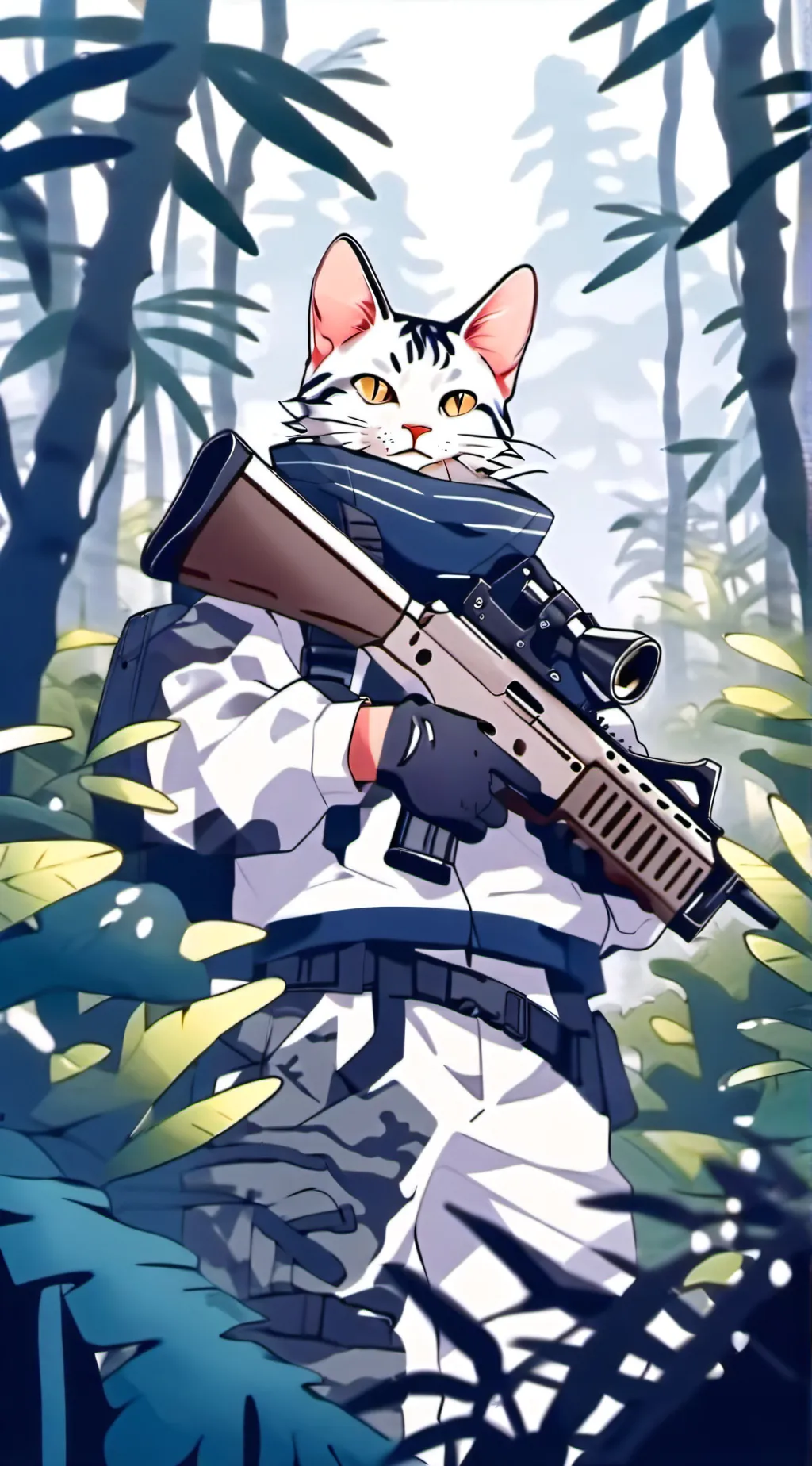 Talkie AI - Chat with the army cat 3