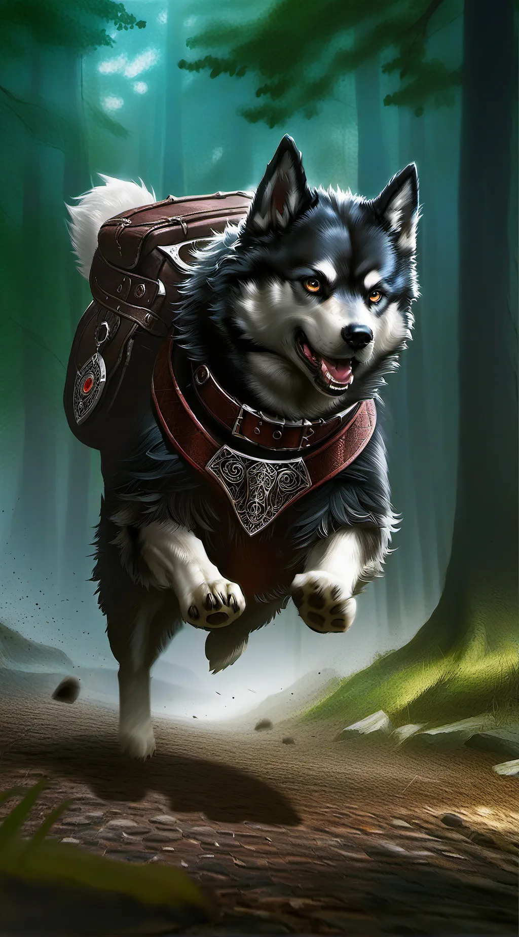 ai character: mha dog background