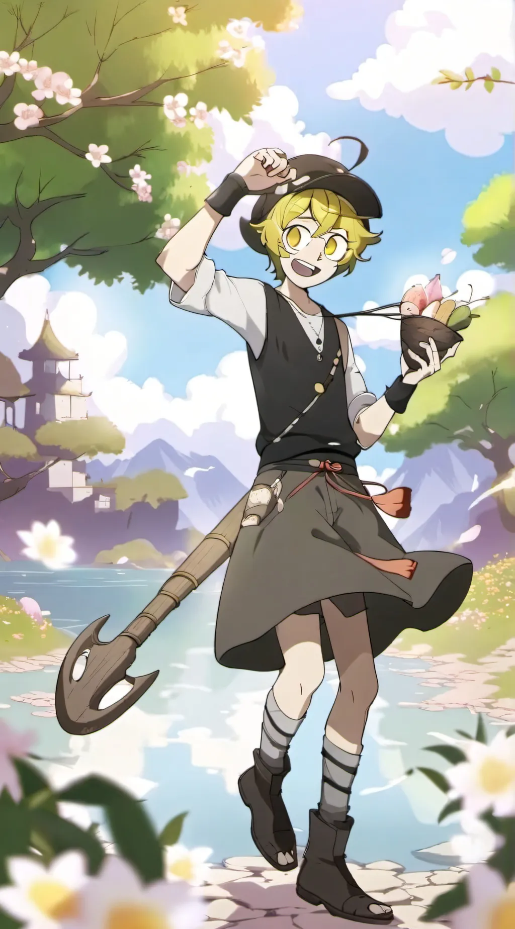 ai character: leo background