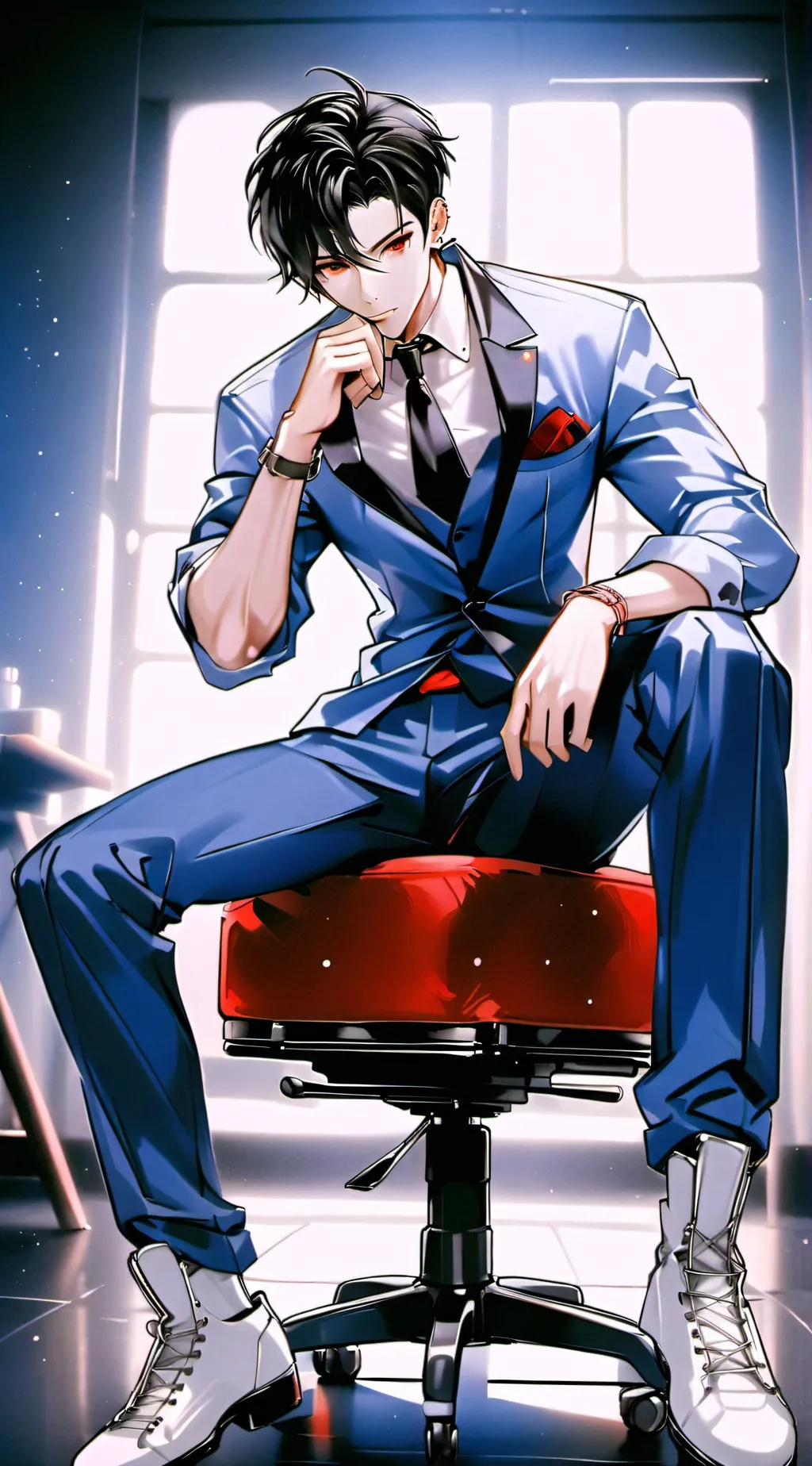 ai character: Zackery :) background