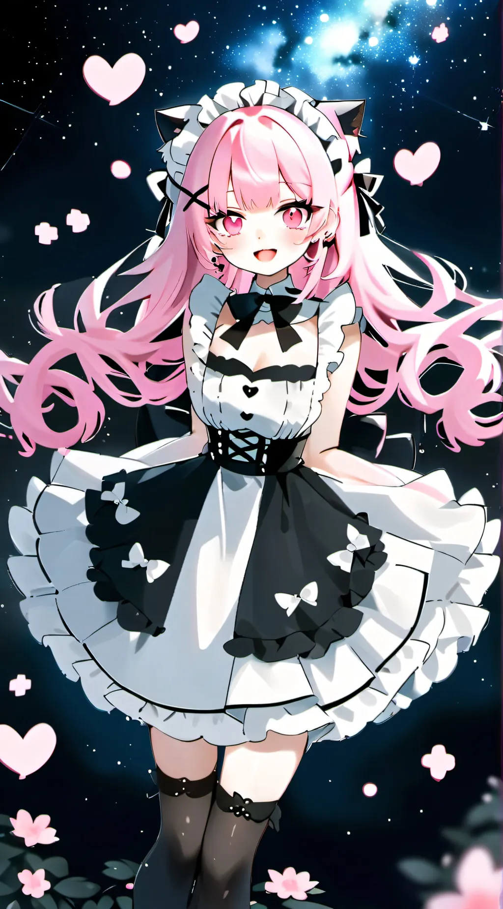 ai character: Uwu cat☠️☠️☠️ background