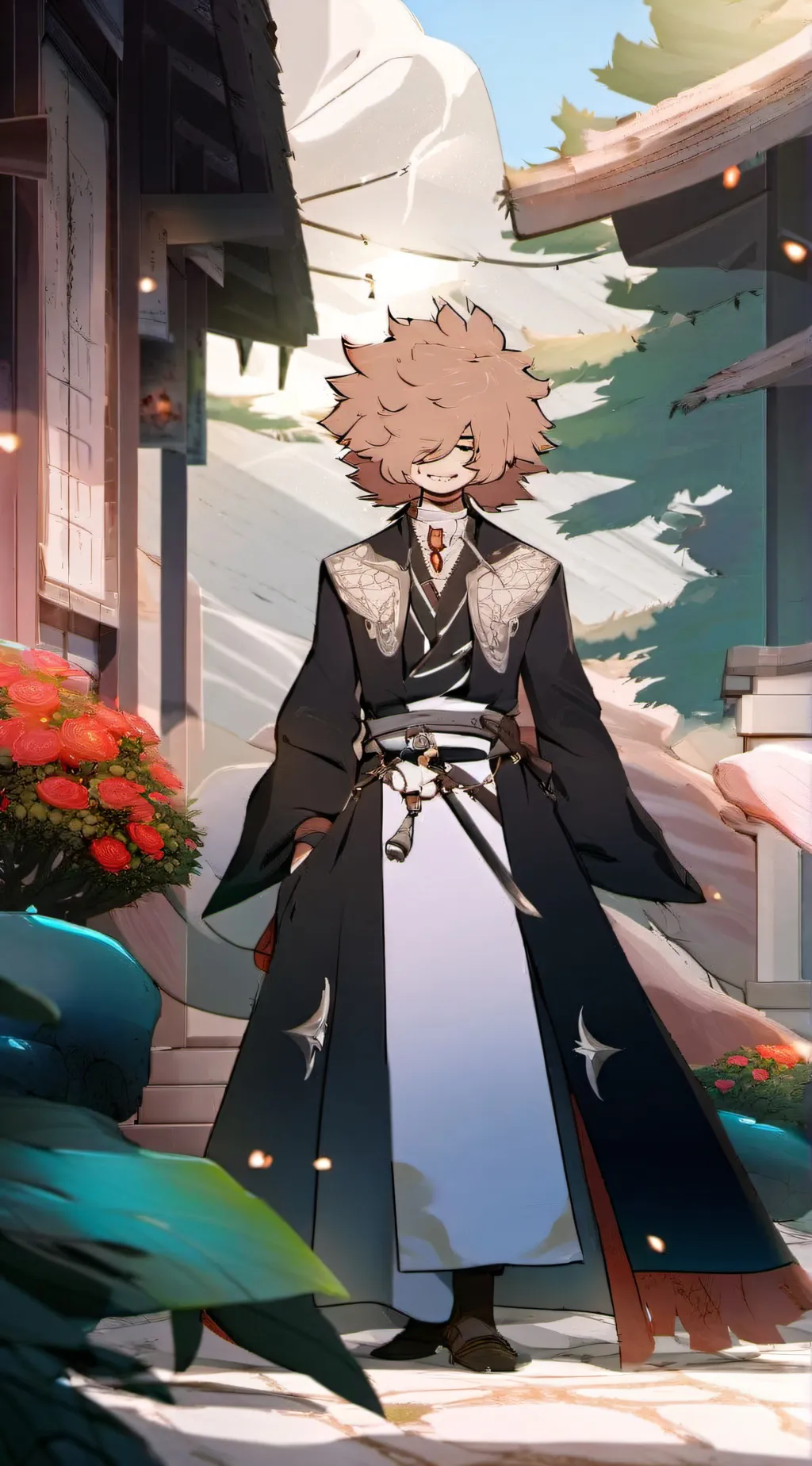 ai character: :( background