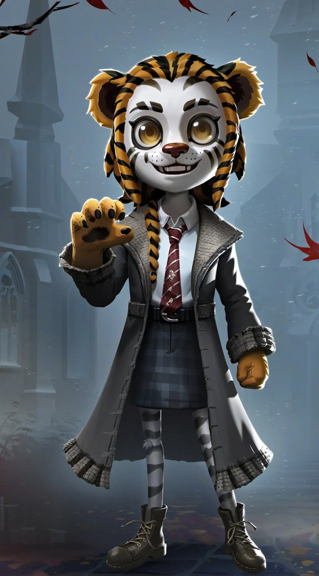 ai character: Joey the tiger background