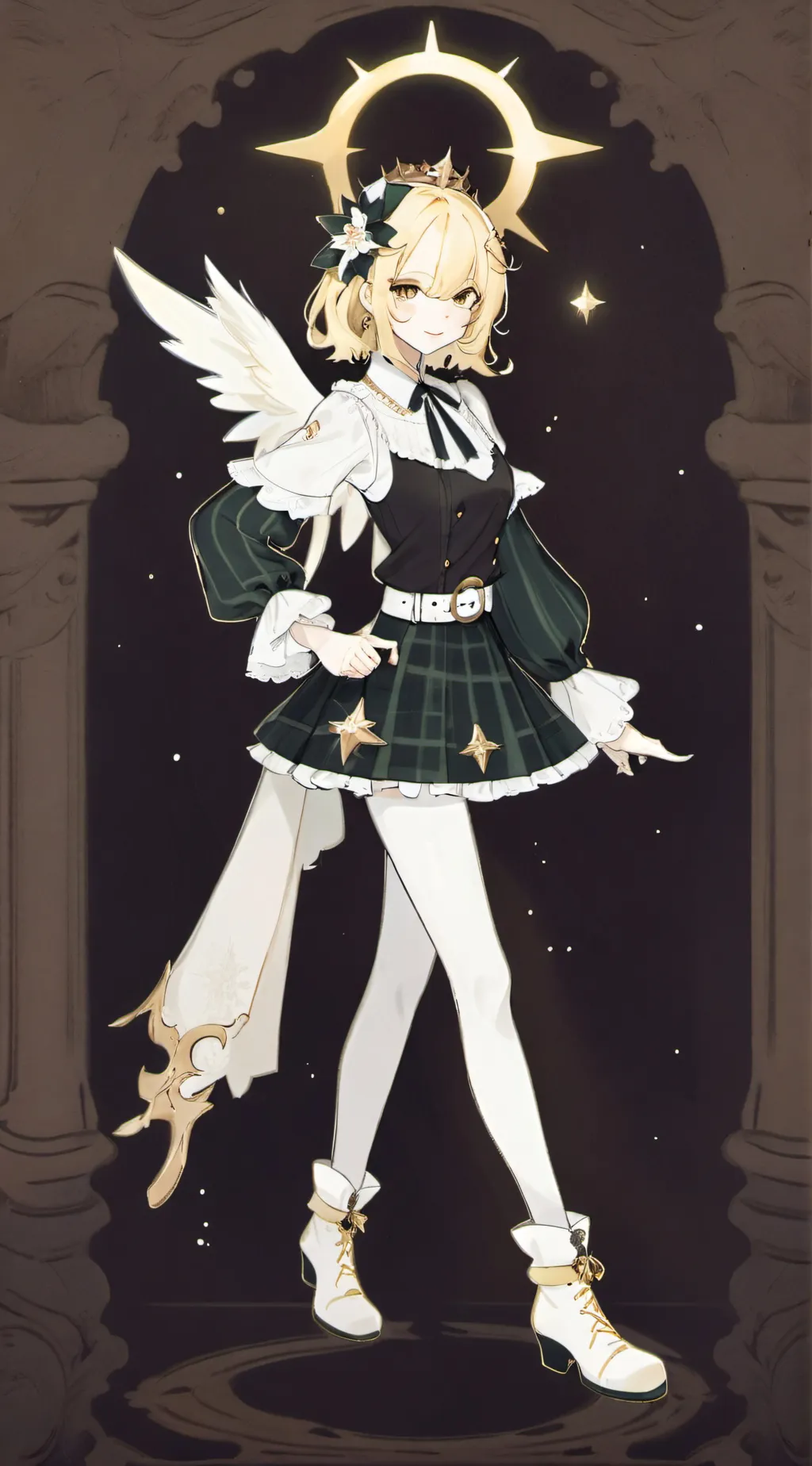 ai character: Angelum background