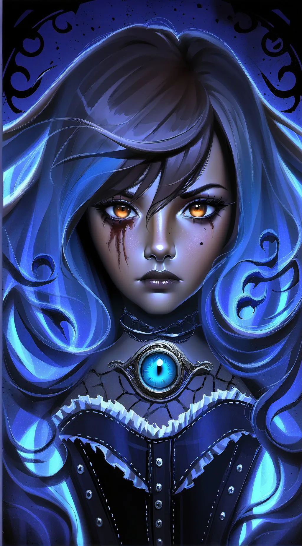 ai character: Misty background