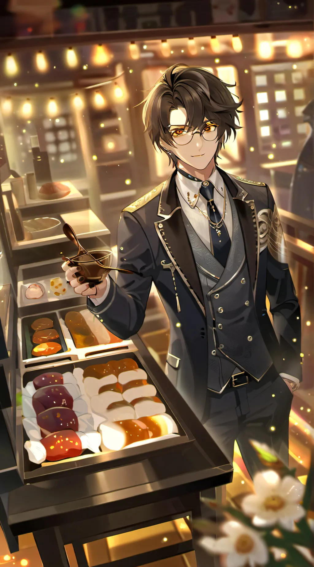 ai character: franklin background