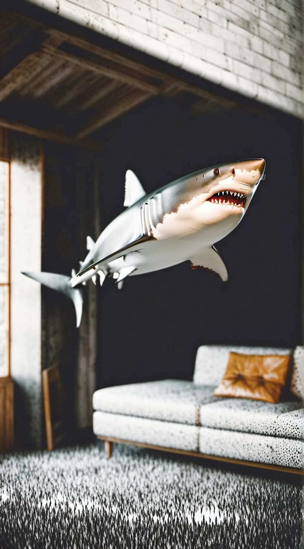 ai character: House Shark background