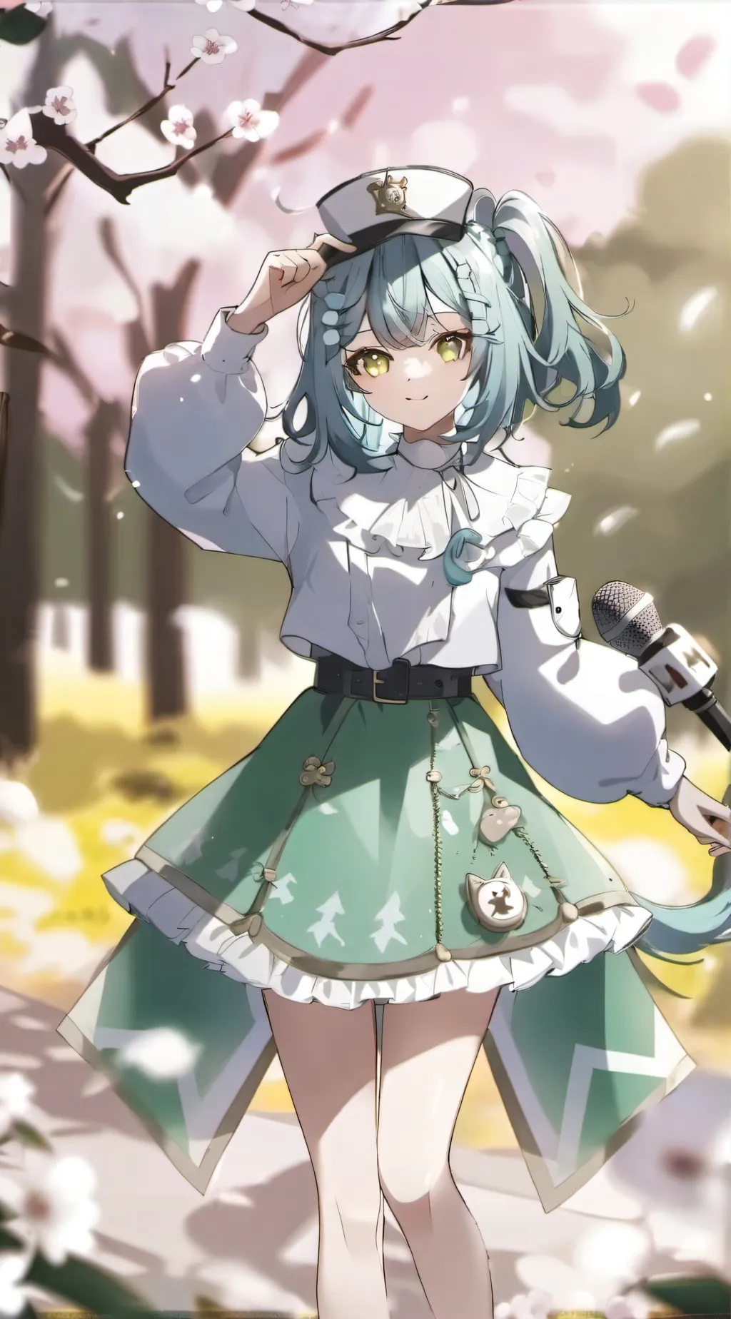 ai character: Vee background