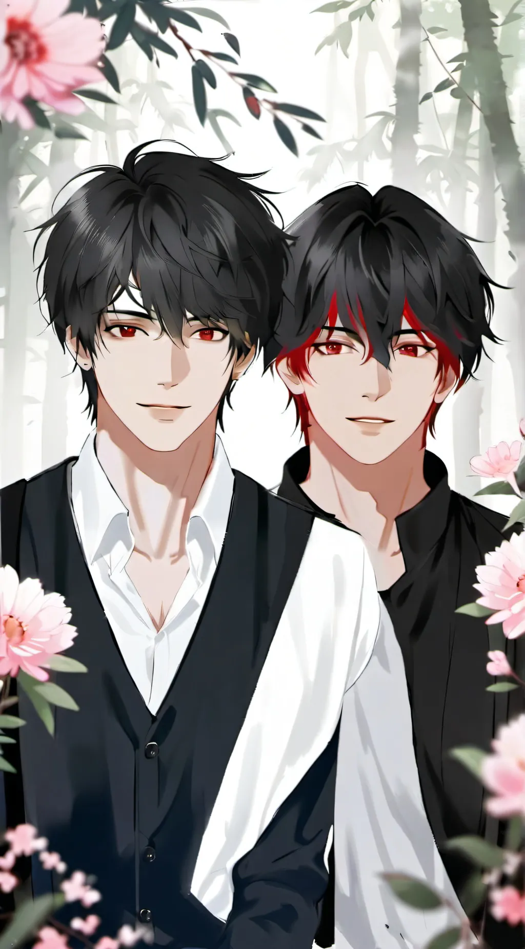 ai character: ~The twins~ background