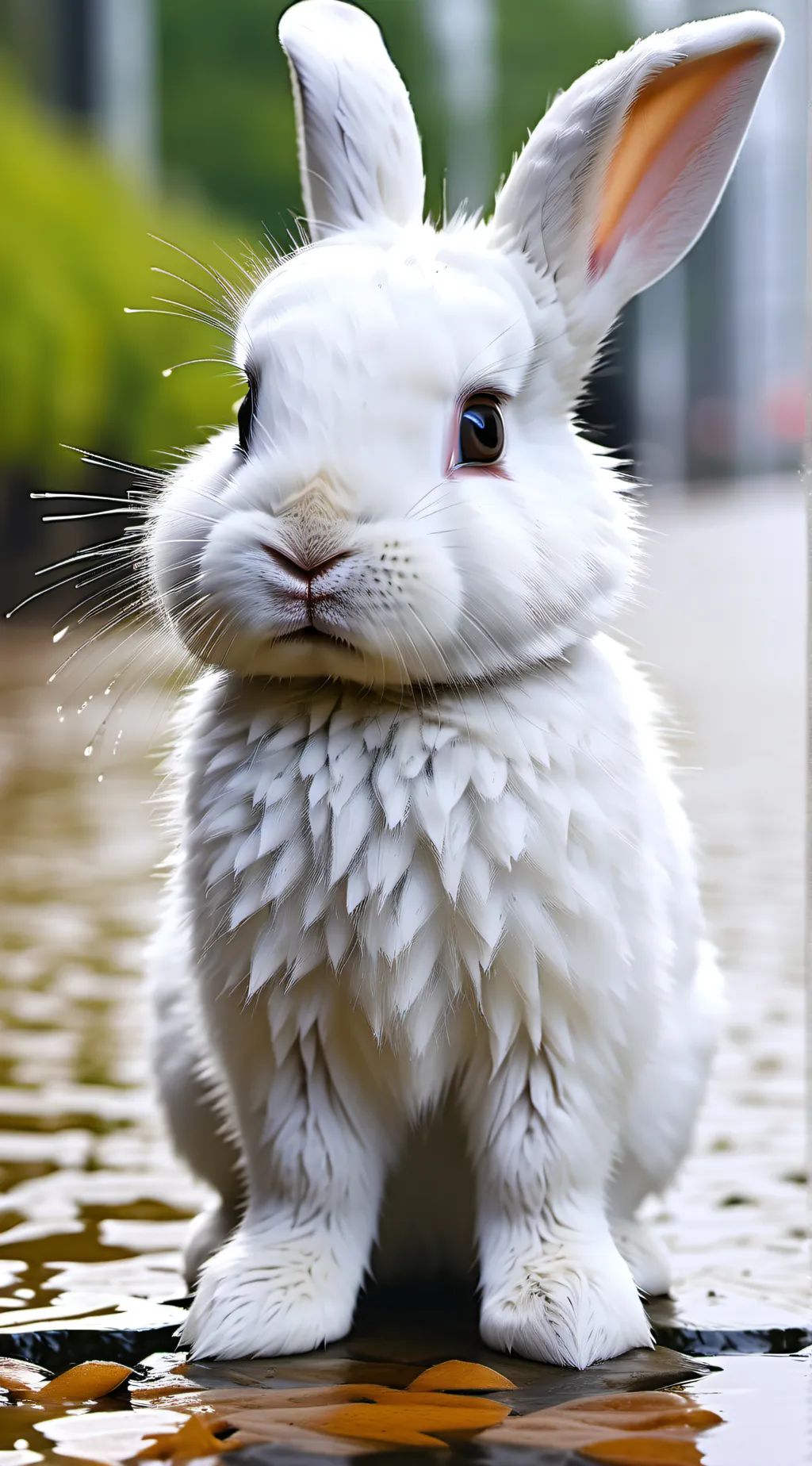 ai character: Save the Bunny background