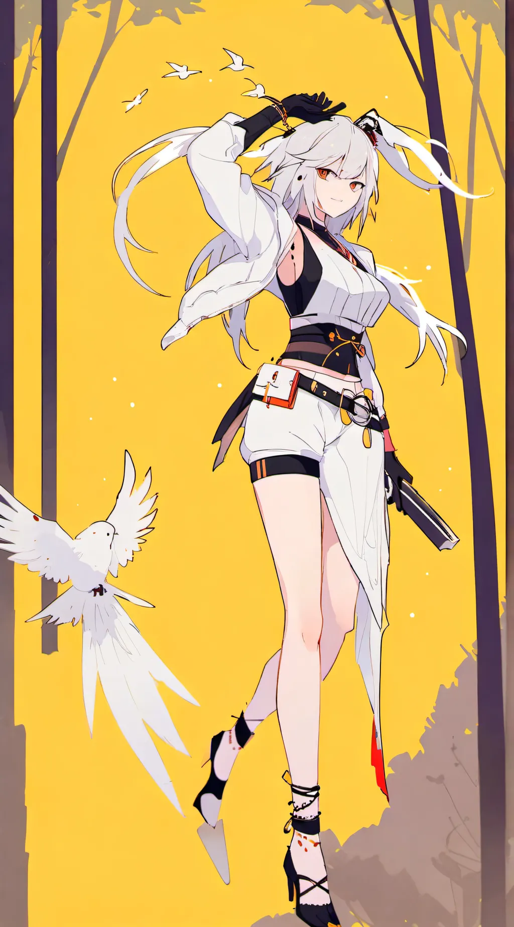 ai character: АНЯ background