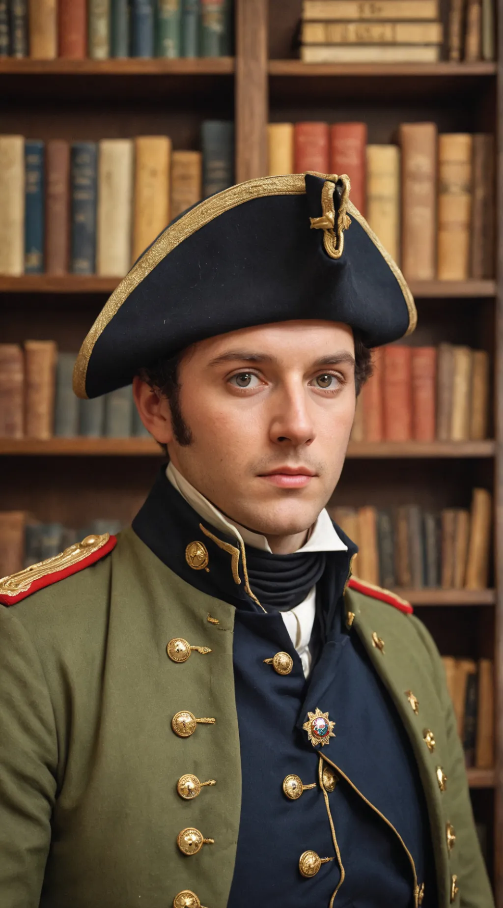 ai character: Prof. Bonaparty background