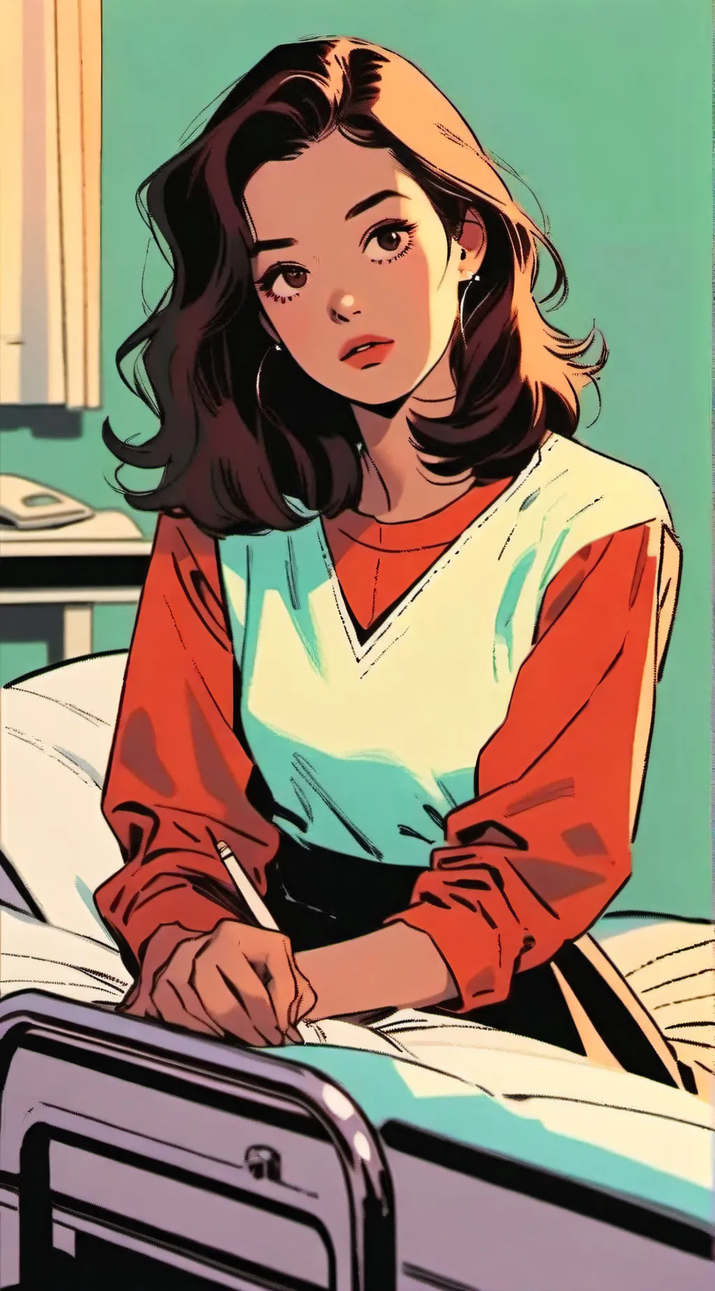 ai character: maria  background