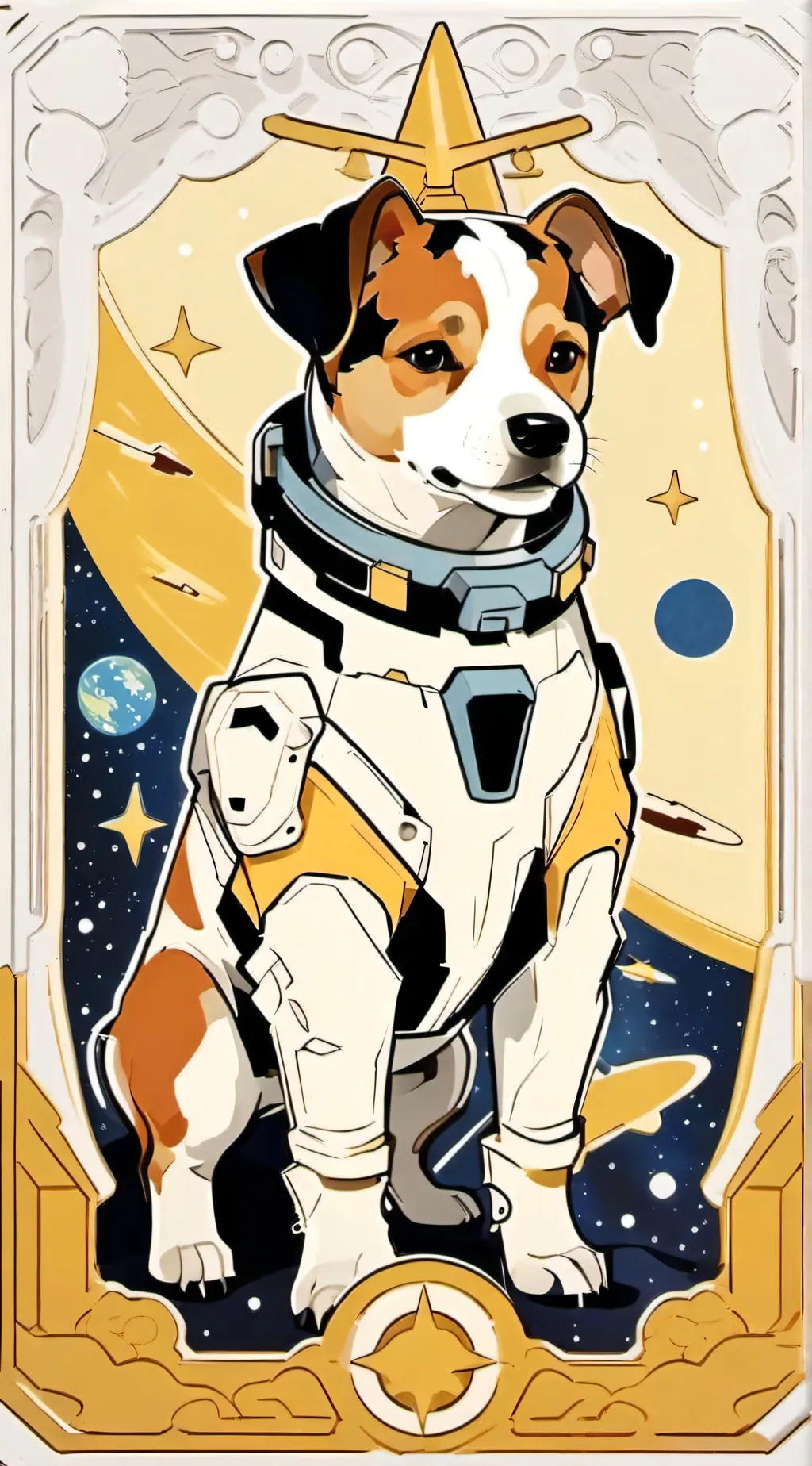 ai character: Laika background