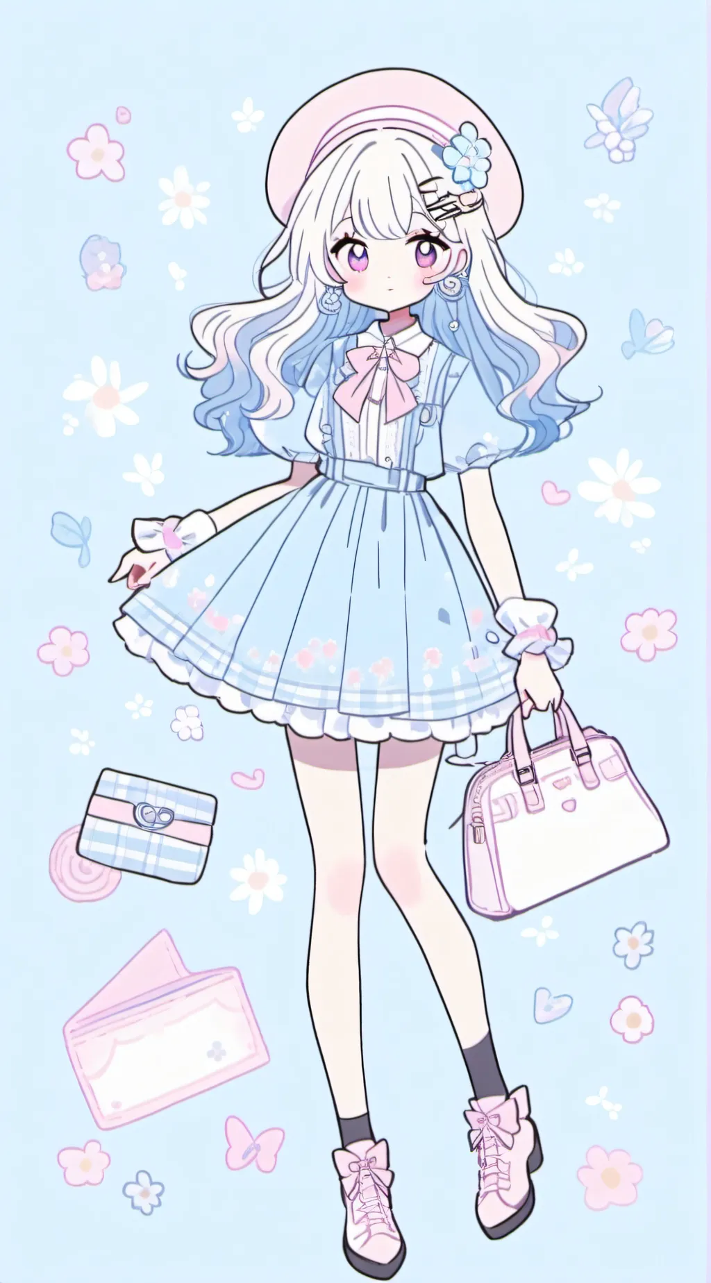 ai character: Dress to impress background