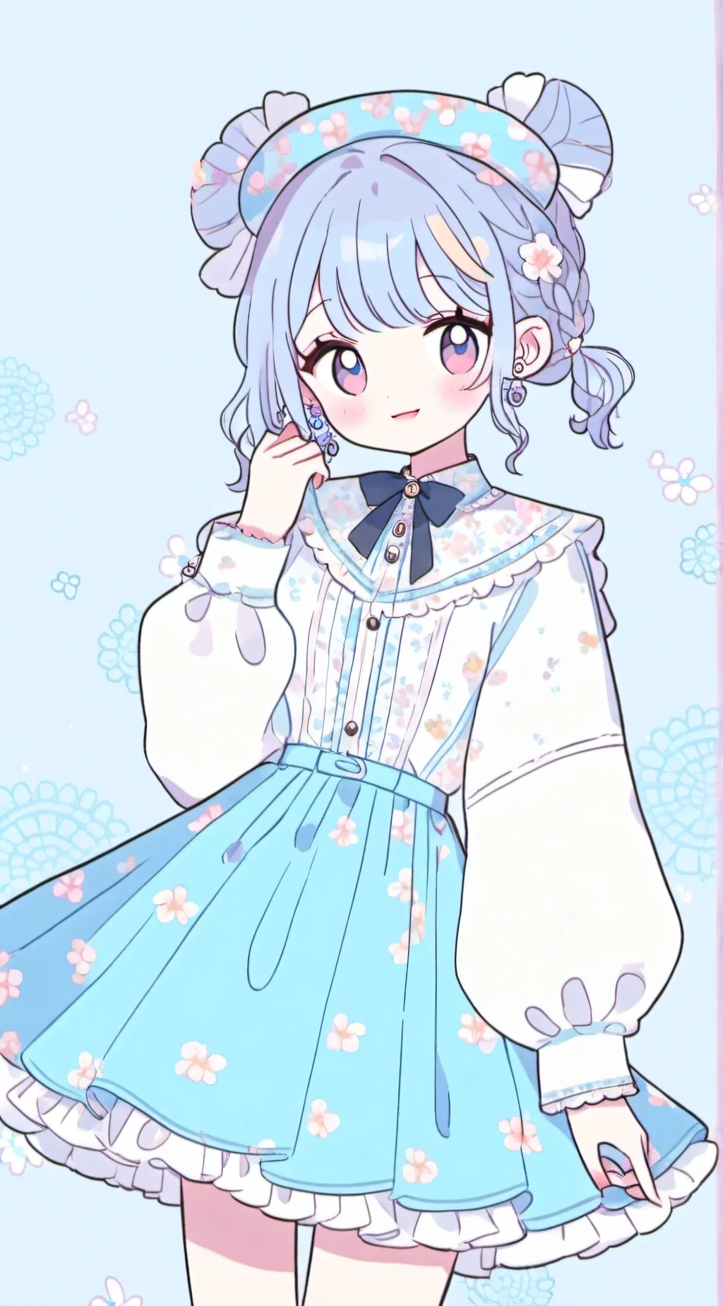 ai character: MHA Deku  background