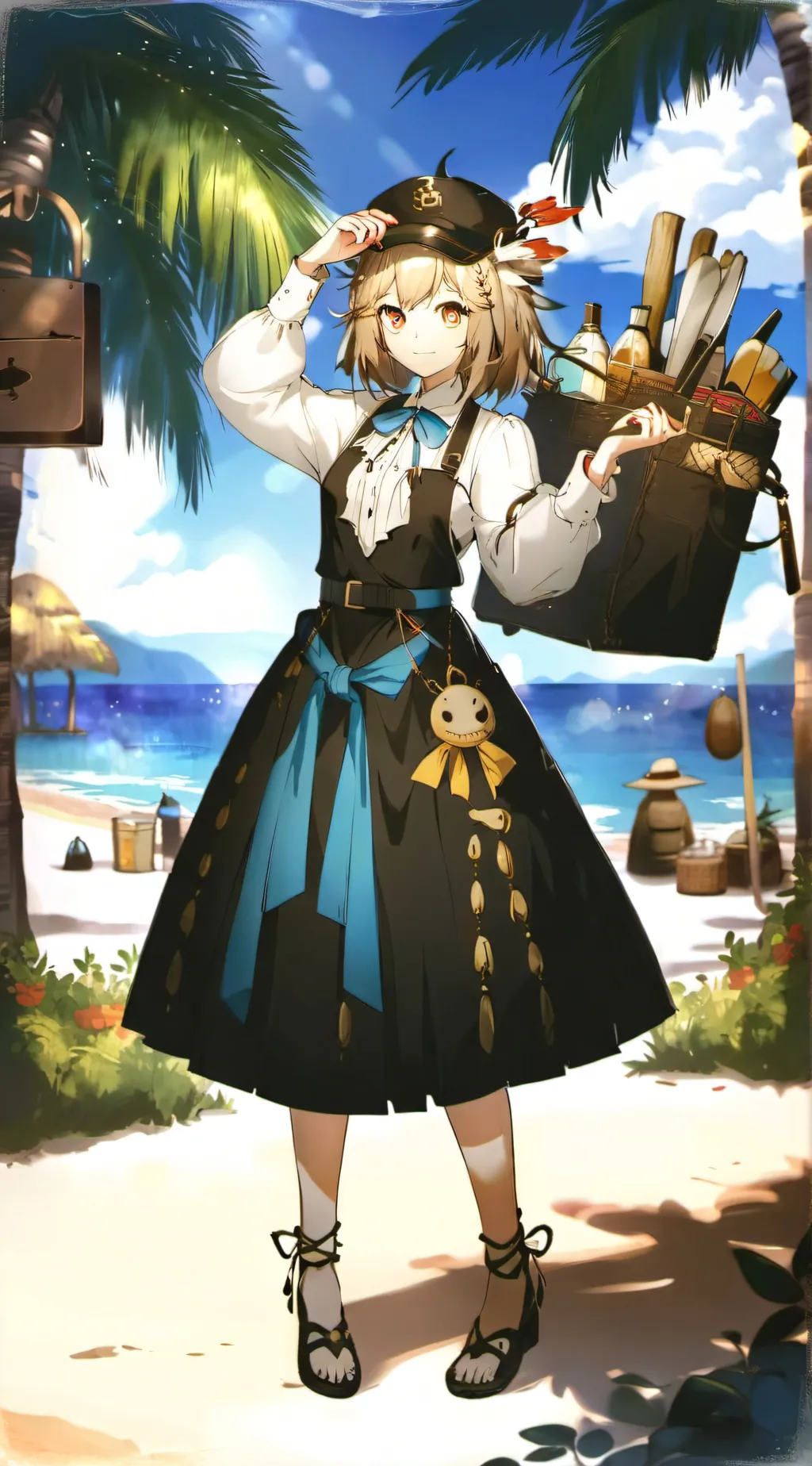 ai character: tokito  background