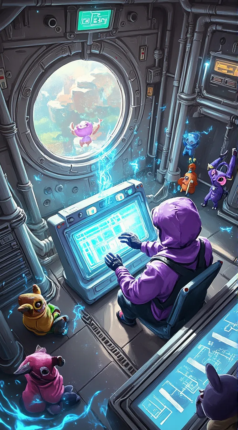 ai character: among us  background