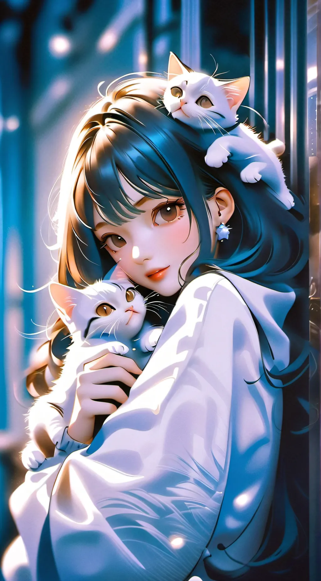 ai character: Ariana background