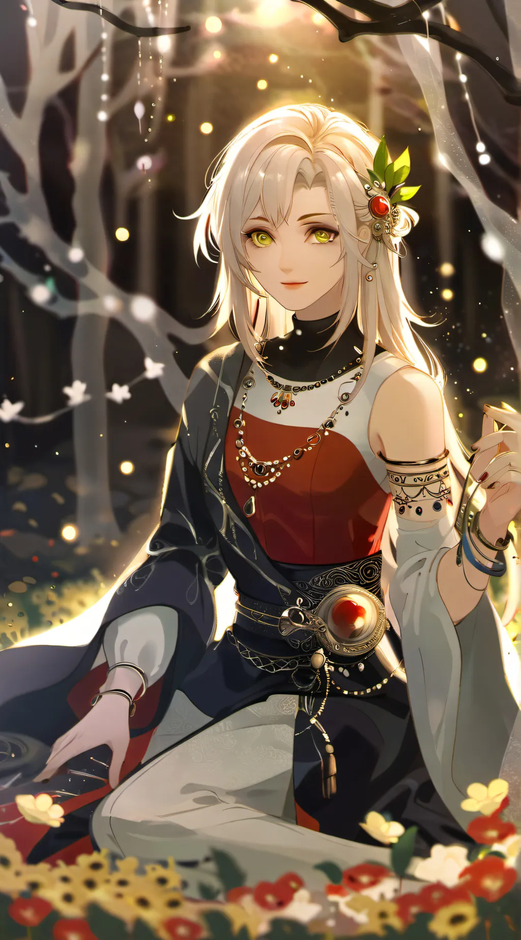 ai character: Halie jade background