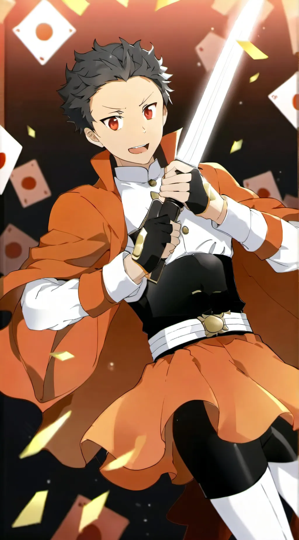 ai character: subaru  background