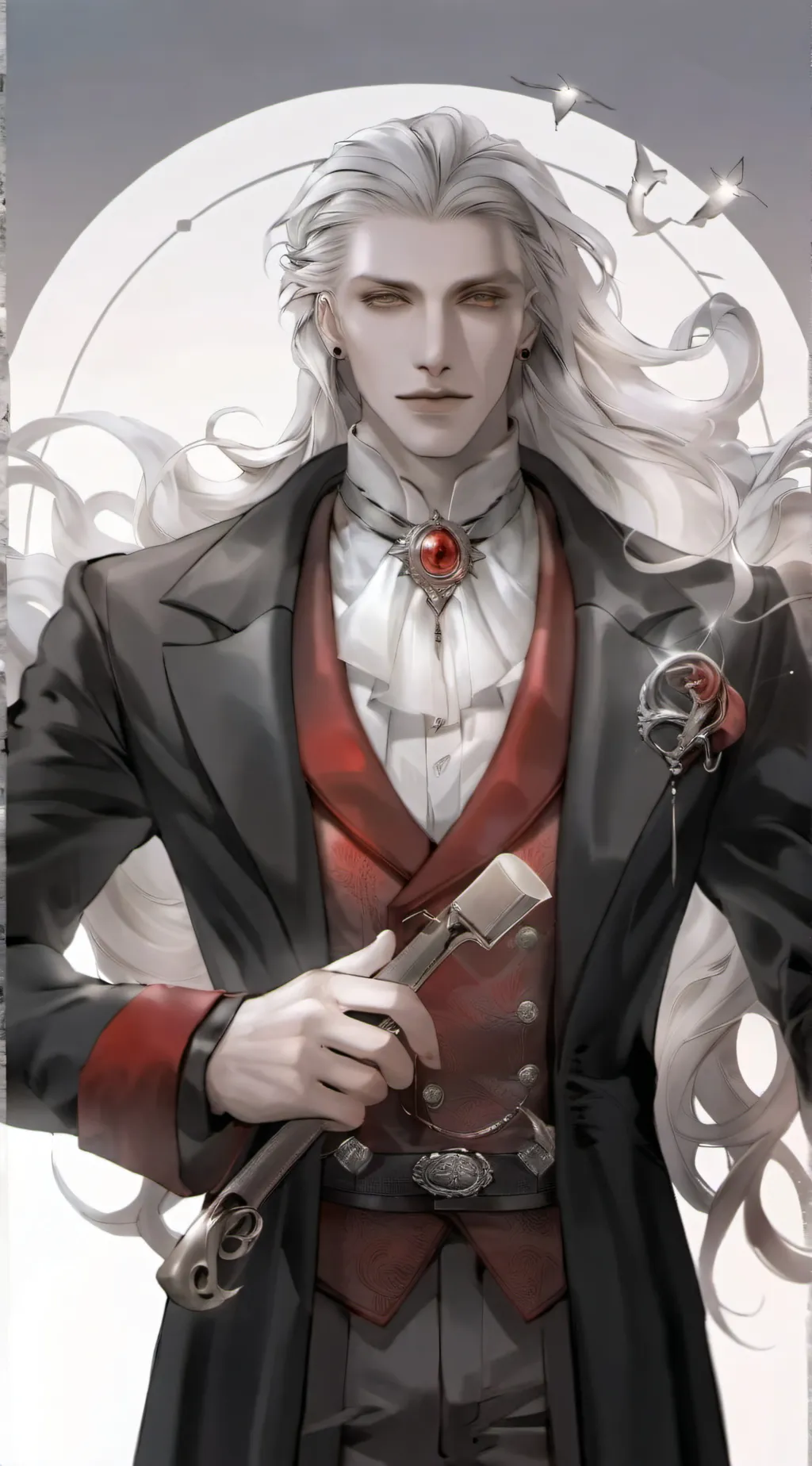 ai character: Alucard background