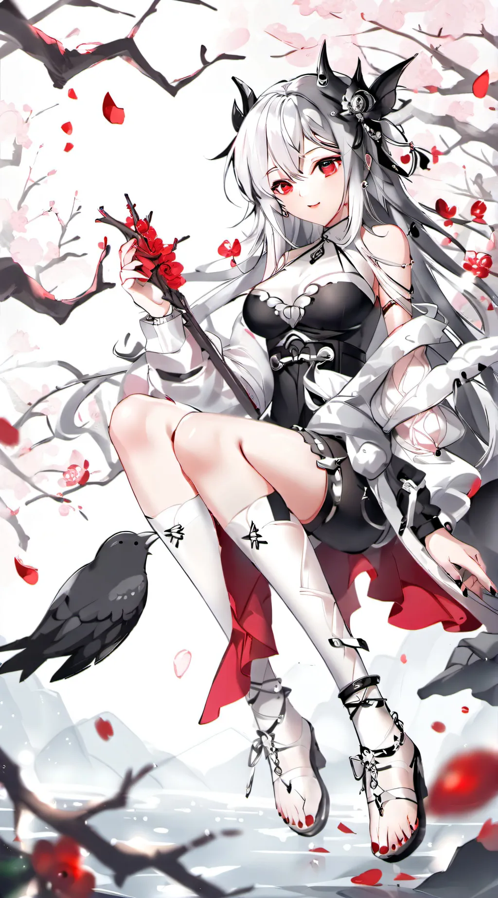 ai character: icey background