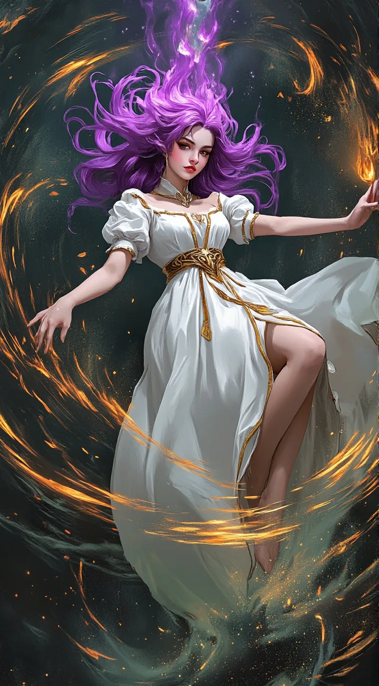 ai character: Star background