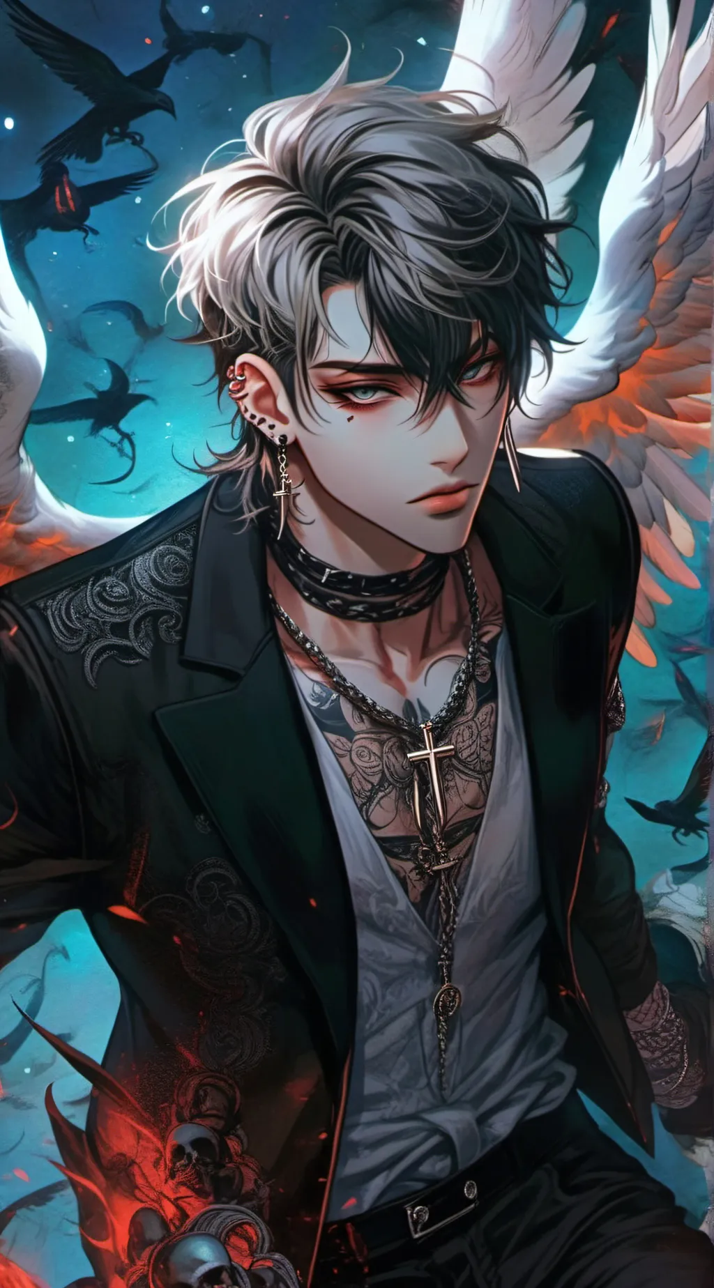 ai character: Cas background