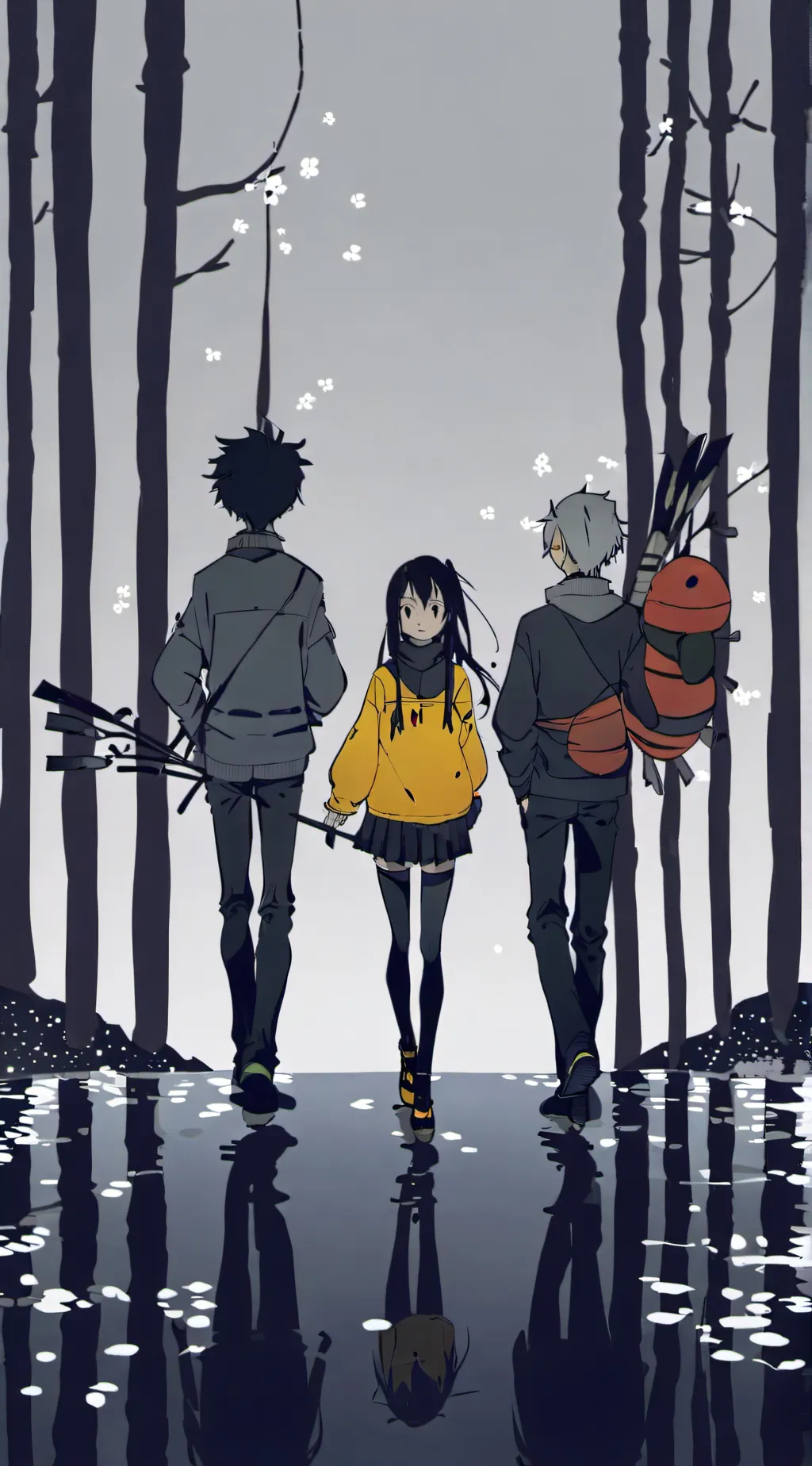 ai character: Kamaboku sleepover background