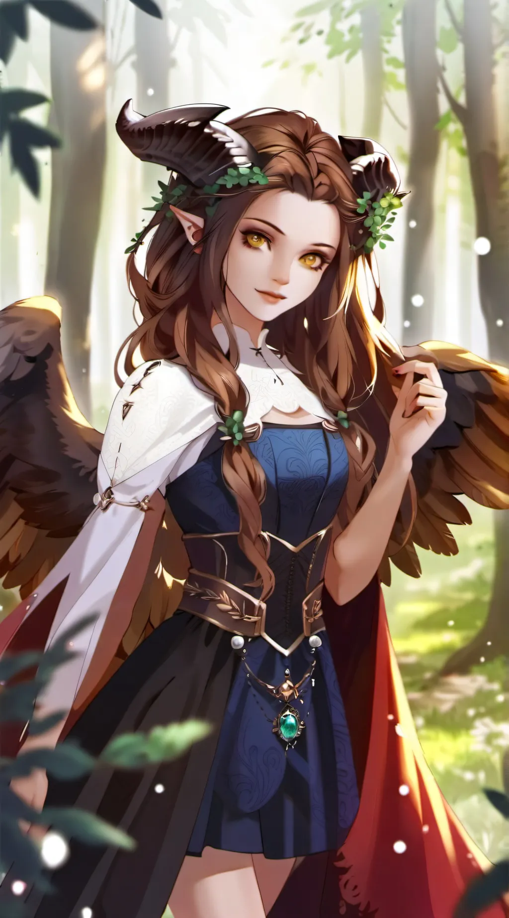 ai character: Fawn background