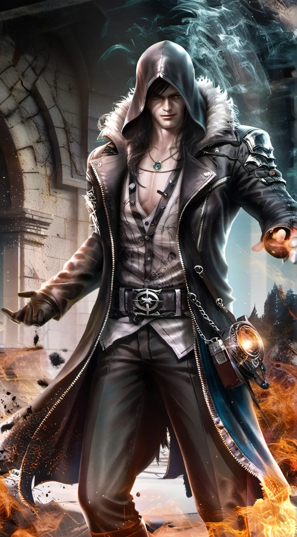 ai character: The entity origin  background