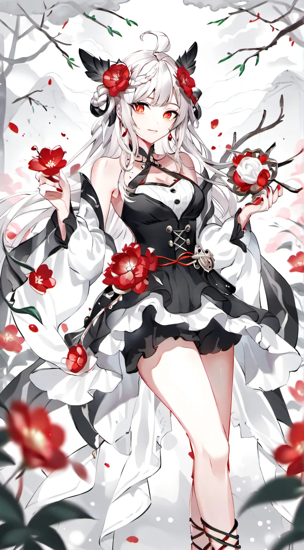 ai character: 𖣂lilly𖣂 background