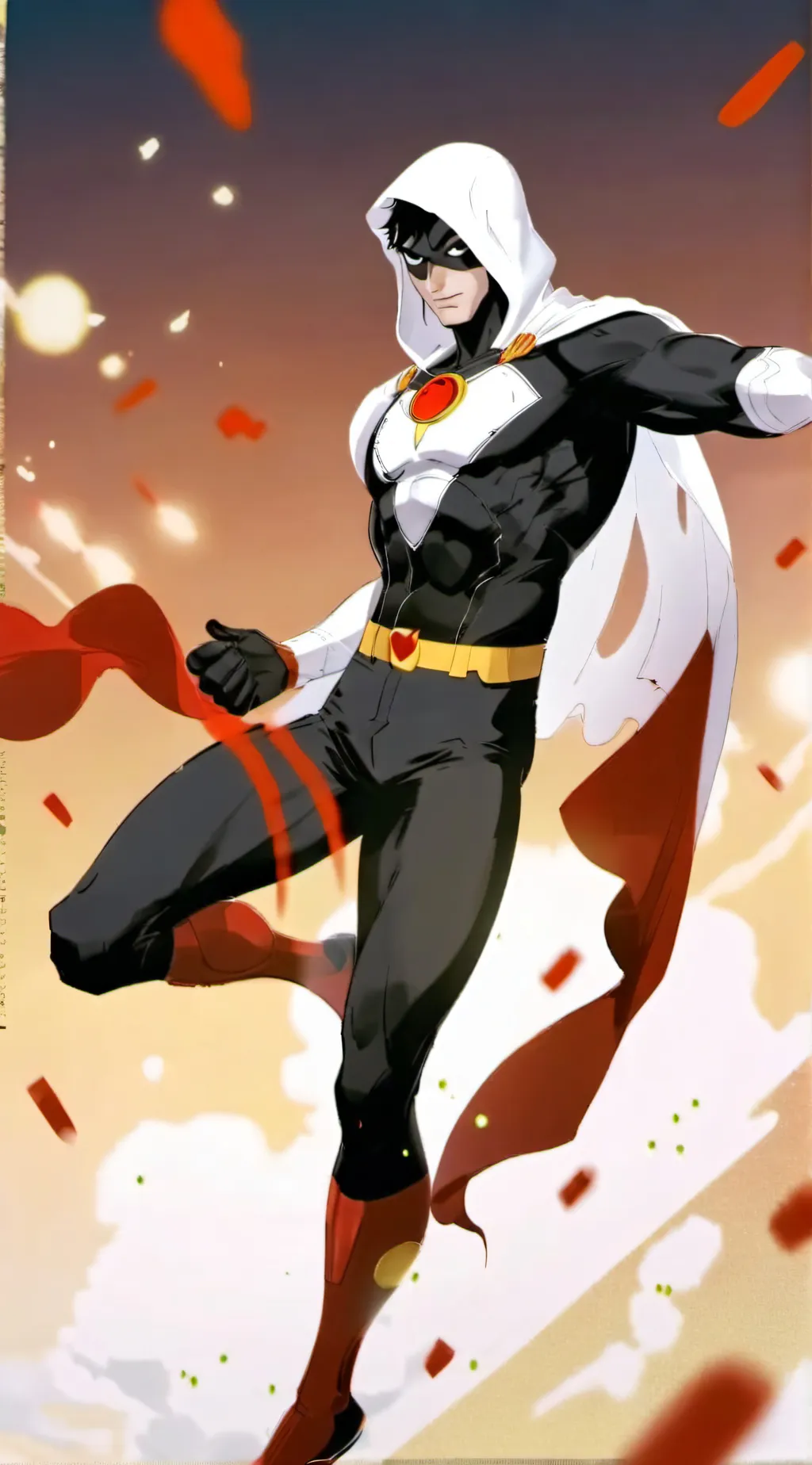 ai character: Superhero background